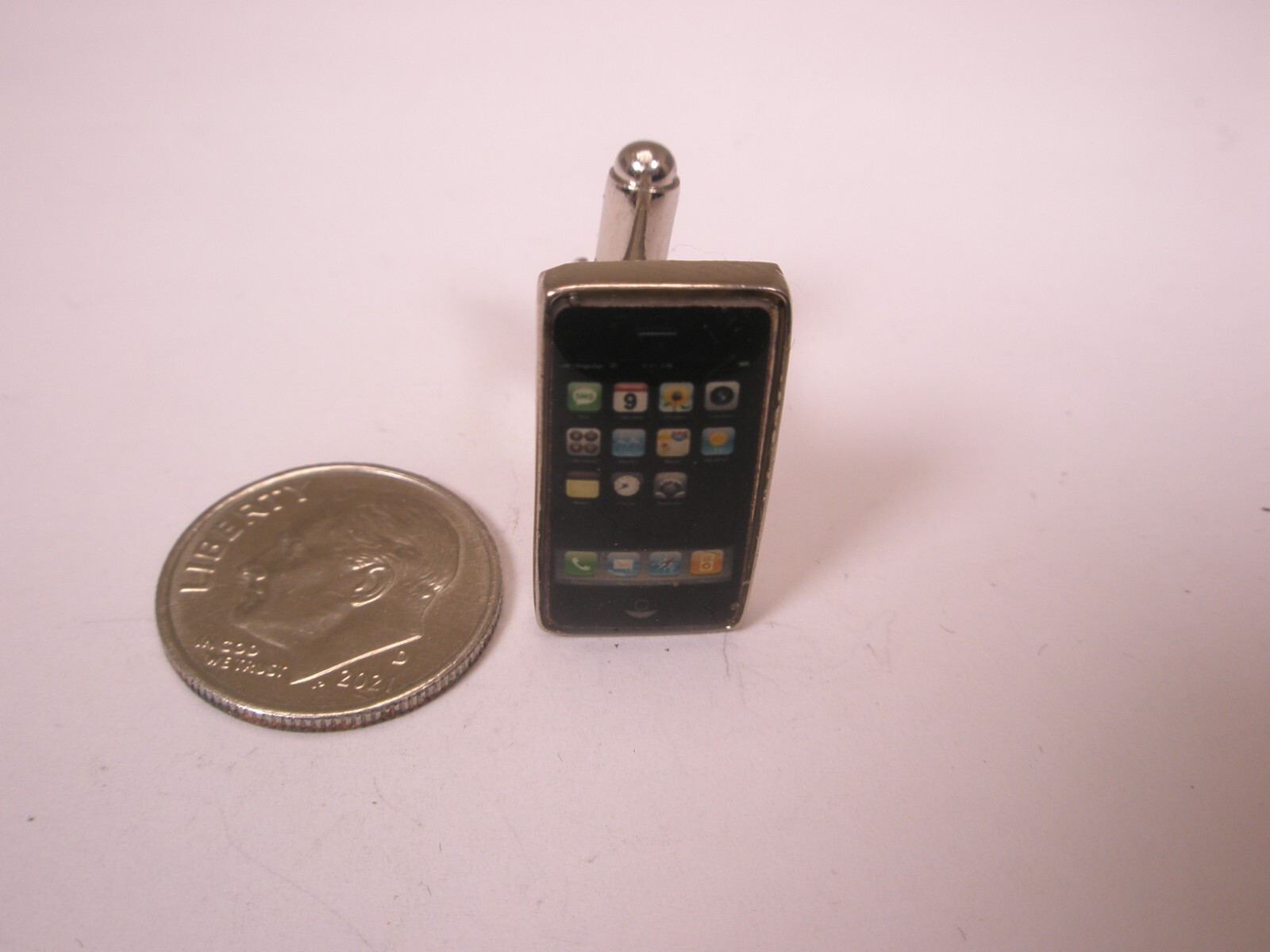 Smart Phone SINGLE MODERN Cuff Link replace lost/broken zd58