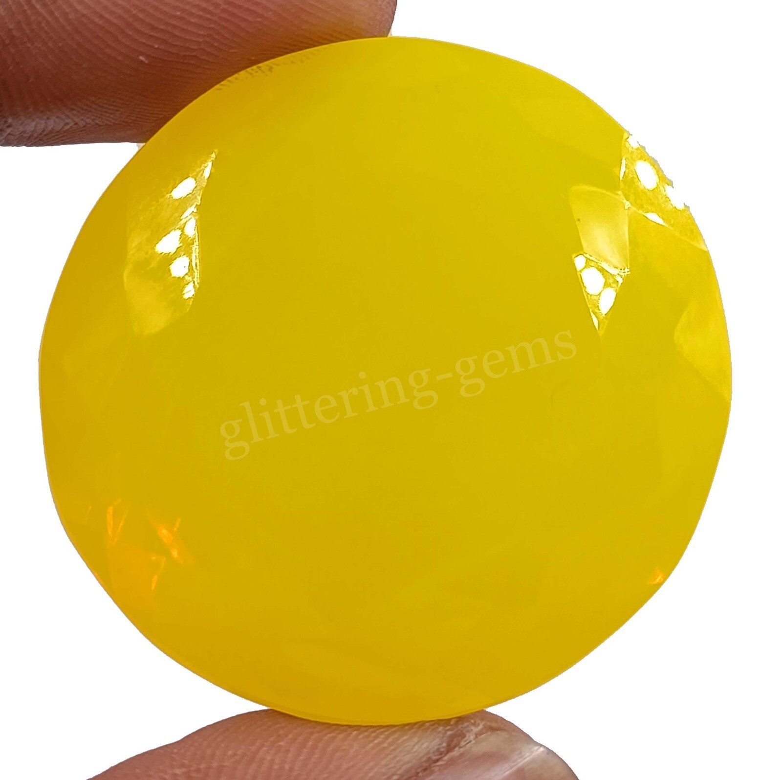IGL Oval Cut Natural Ethiopia YELLOW Color Opal 144 Ct Loose Gemstone 25F