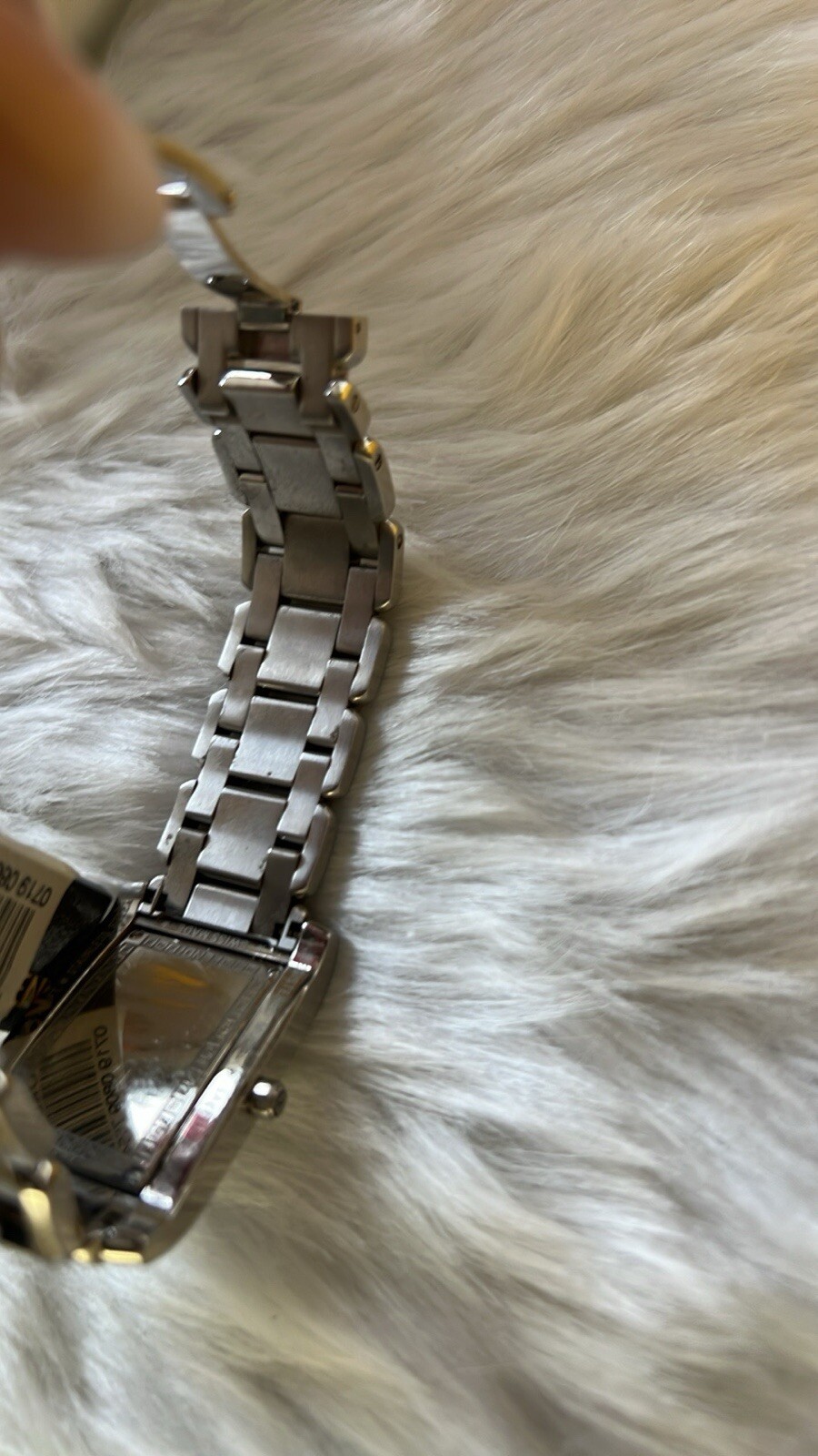 Fendi flip mop ladies watch, stainless steel with diamonds