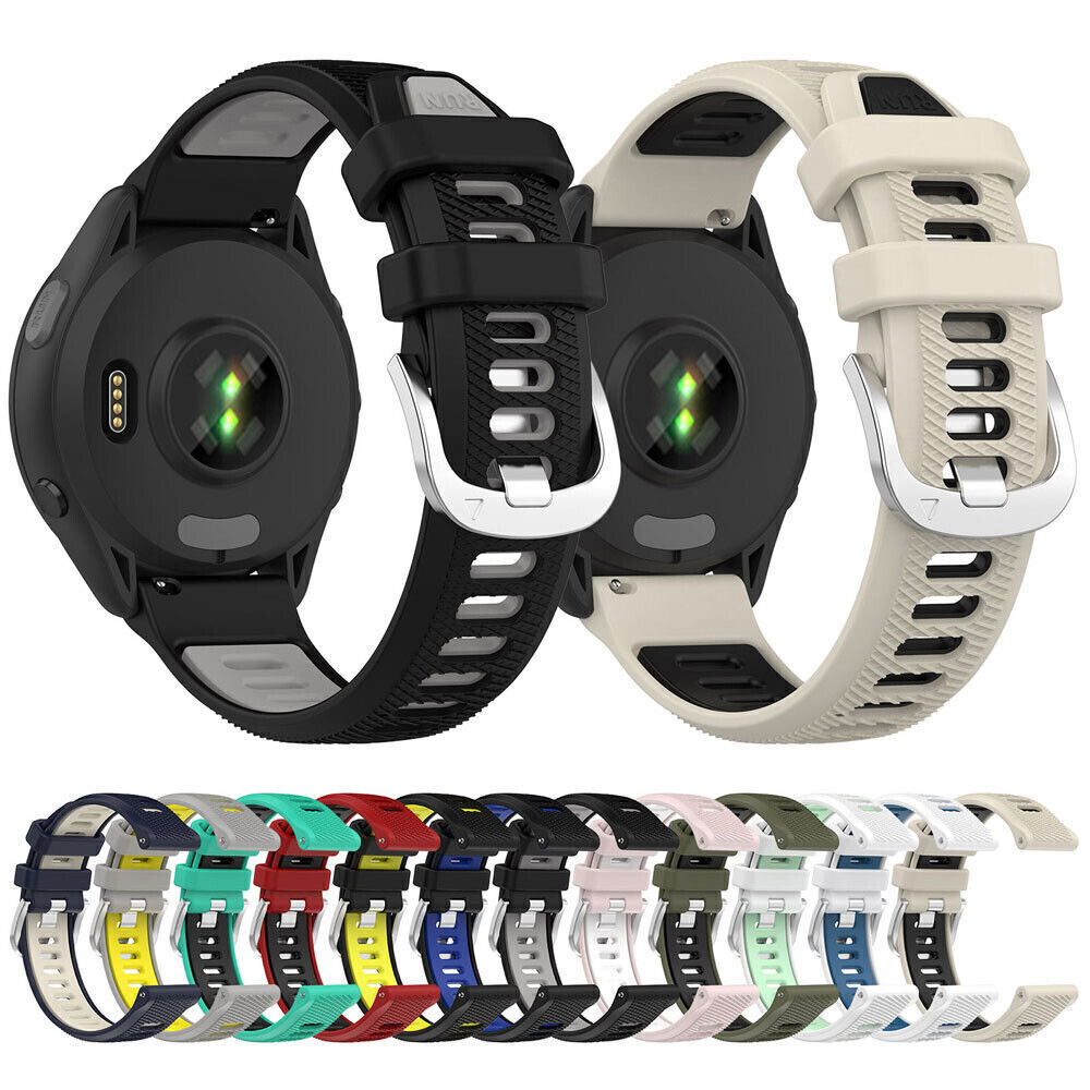Silicone Watch Band Strap For Garmin Venu 3 2 3S 2S 2Plus SQ Vivoactive 3 4 5 4S