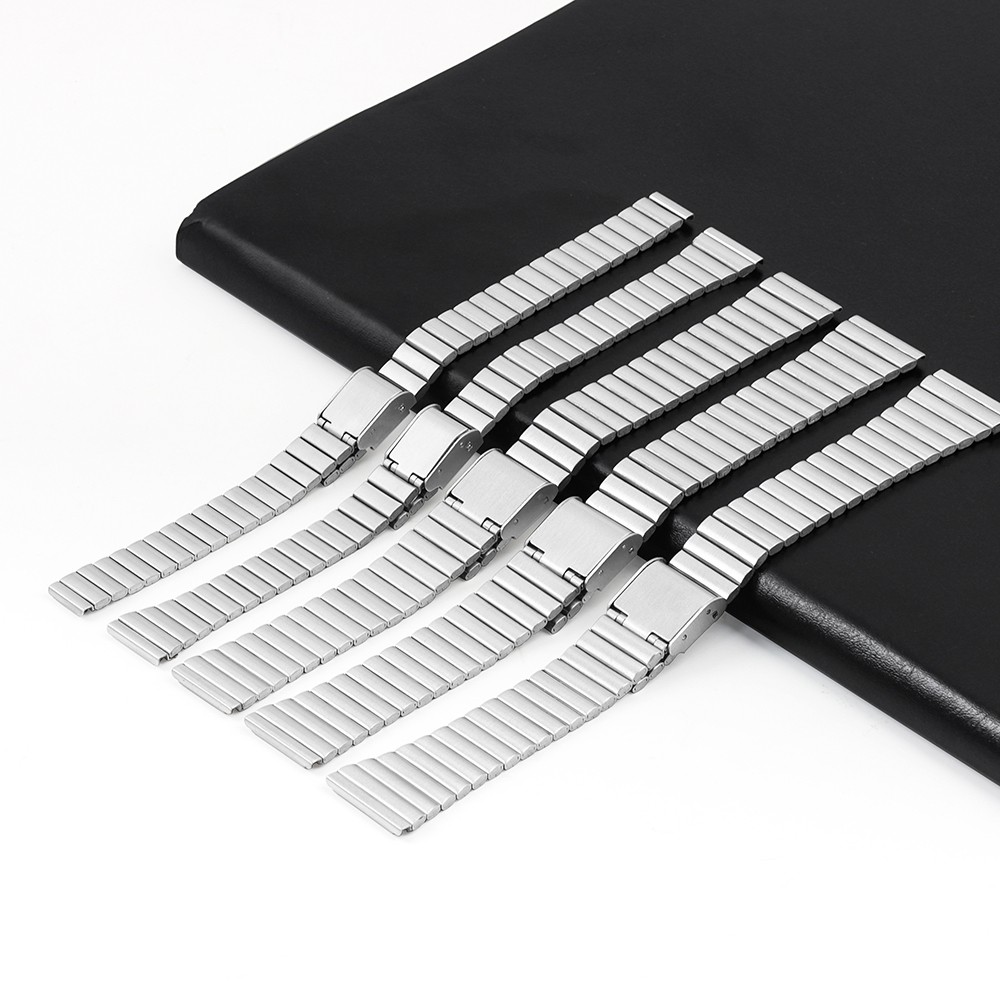 10-20mm Premium Stainless Steel Metal Watch Bands Strap Vintage Bracelet