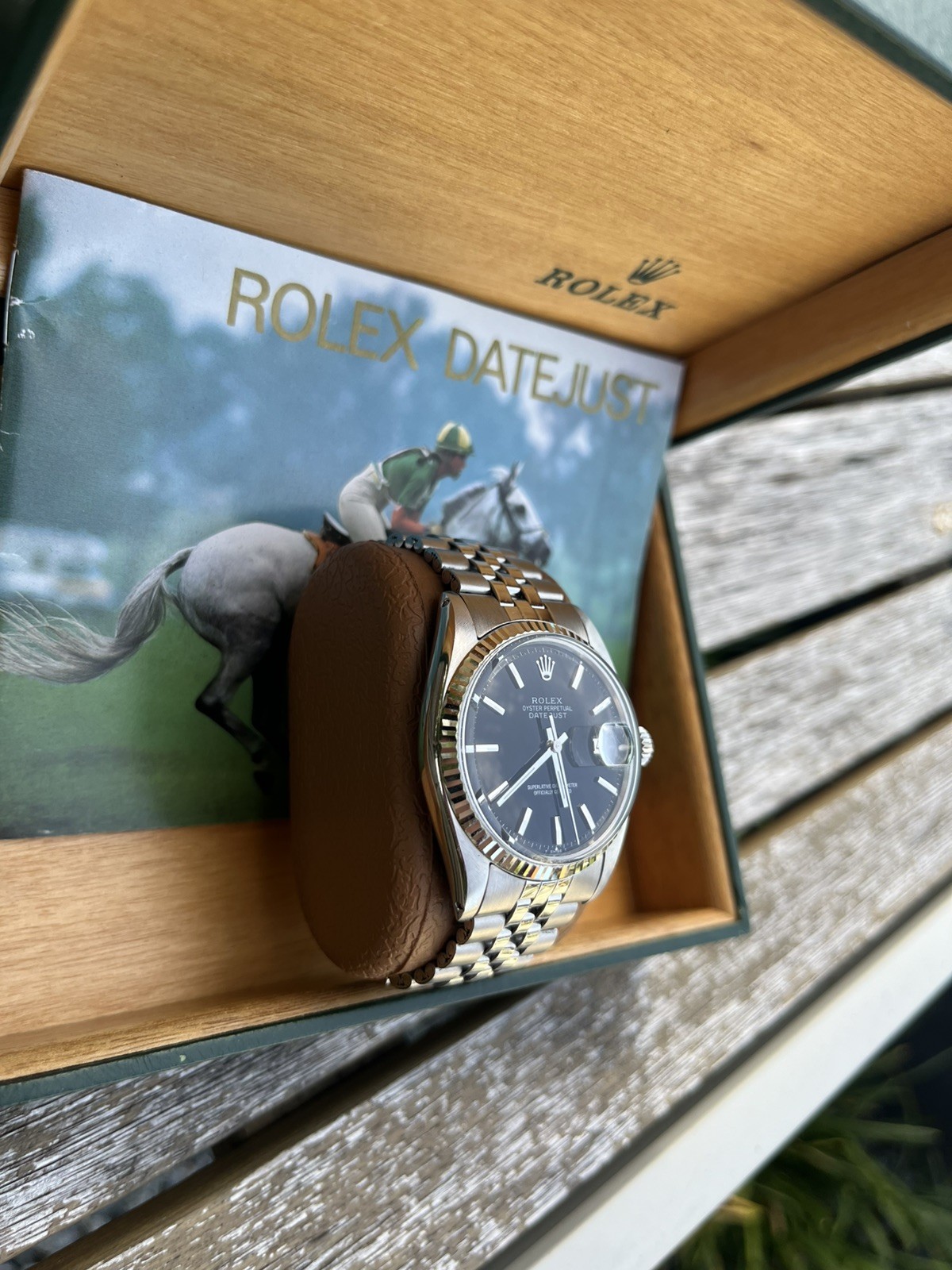 Rolex 1601 | 36mm | Folded Jubilee | Box & Booklet