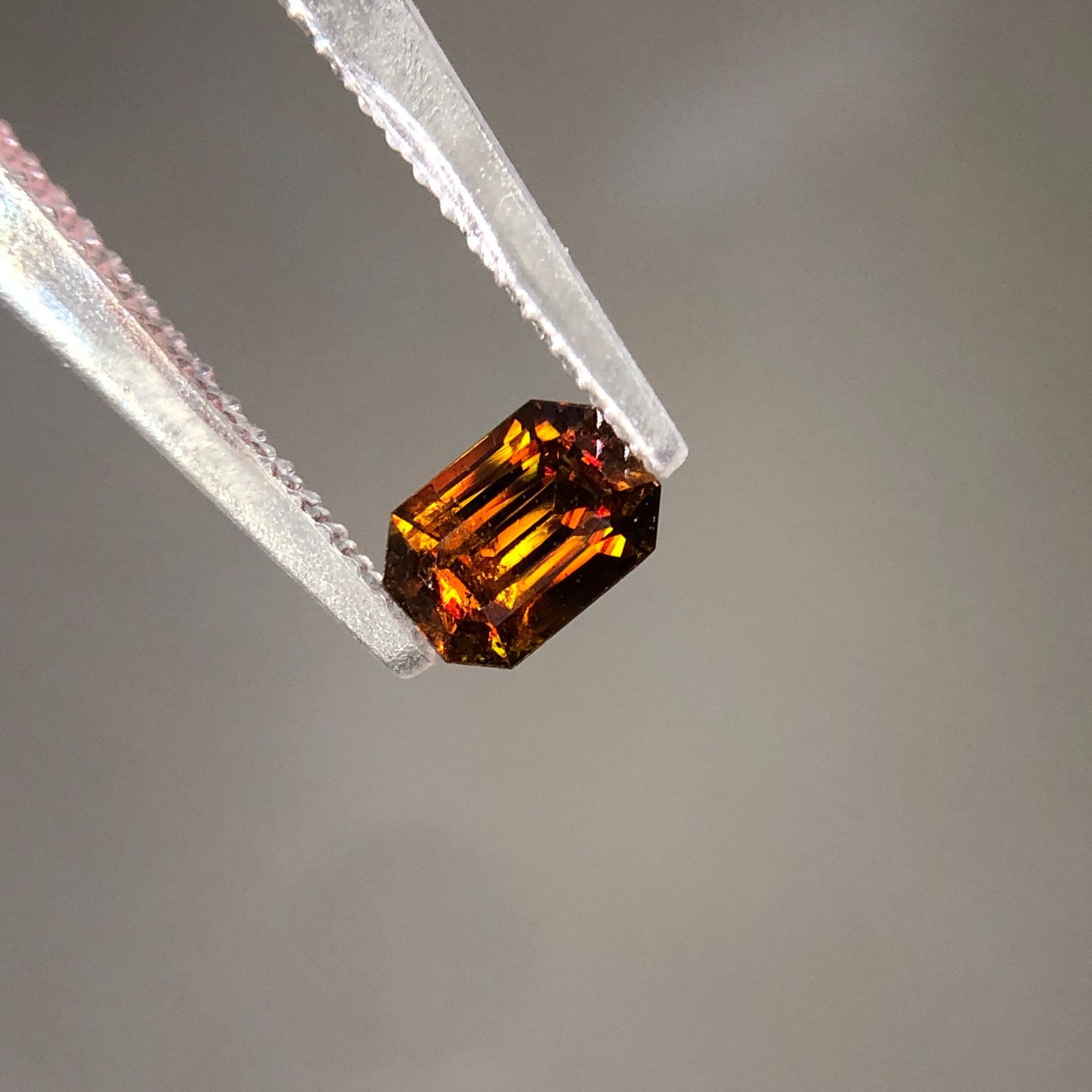 0.60 Ct Natural Full Fire Sphene Titanite Fancy Cut Gemstone For Jewellery