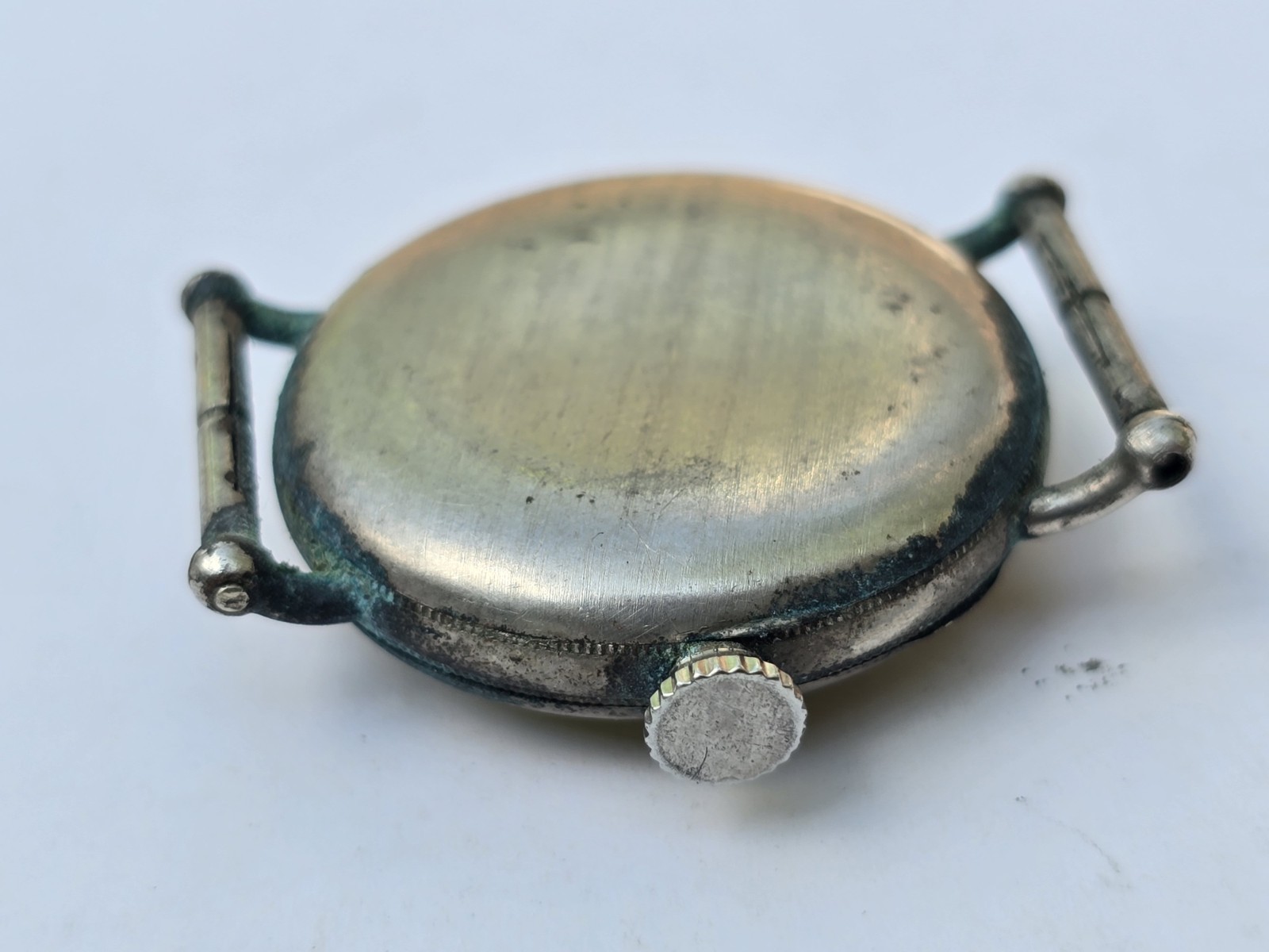 Hampden Wrist Watch WW 1 Trench Silver Tone Parts/Repair – 30mm – 15mm Lug