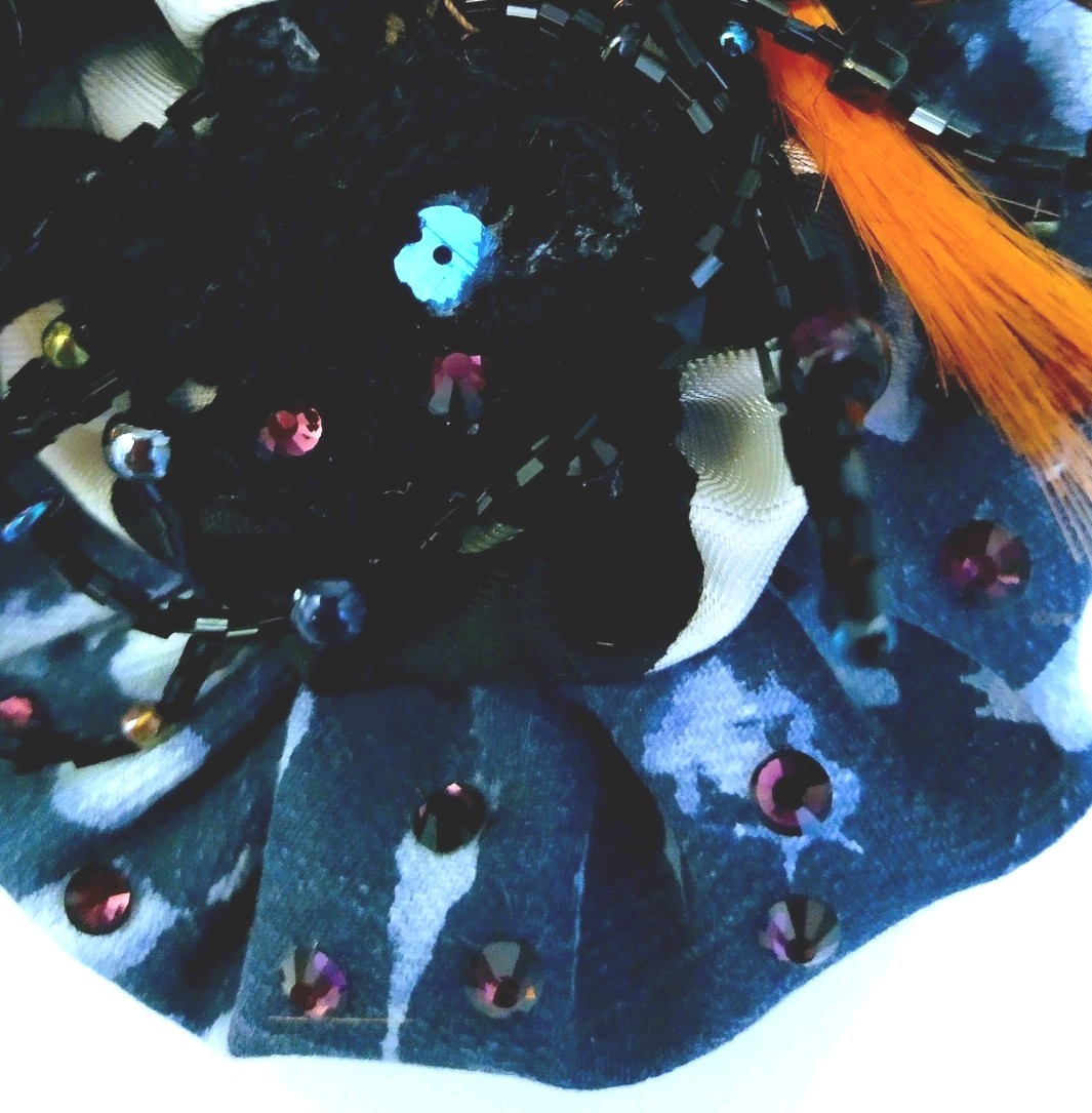 Halloween Witch Brooch Fashion Jewelry 5″ Cloth Handmade 5″ Inch New