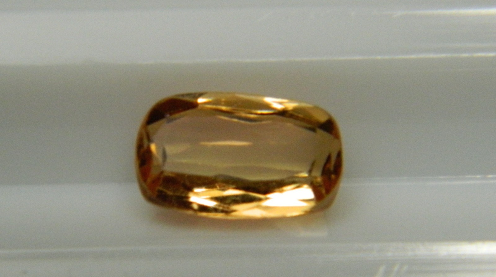 Imperial Topaz 1.36 Ct Clarity IF Cushion Cut Natural Golden Brazil I020