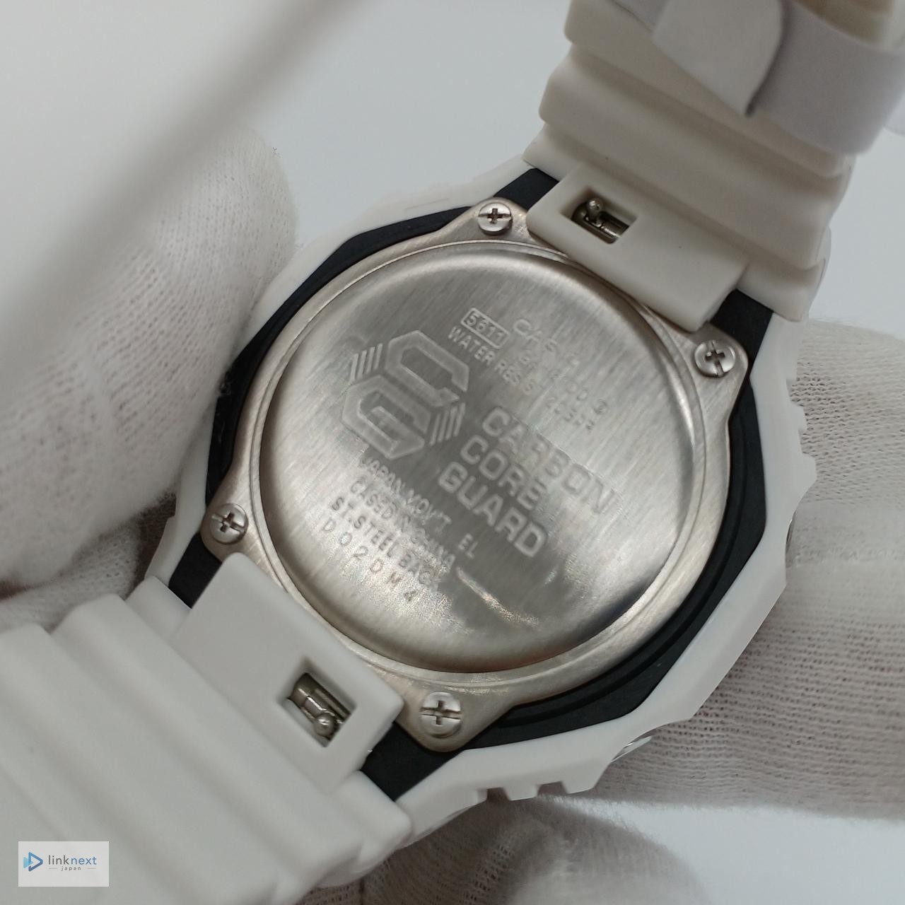 CASIO G-SHOCK GA-2100 Quartz Watch – White, Used (Moderate Signs)