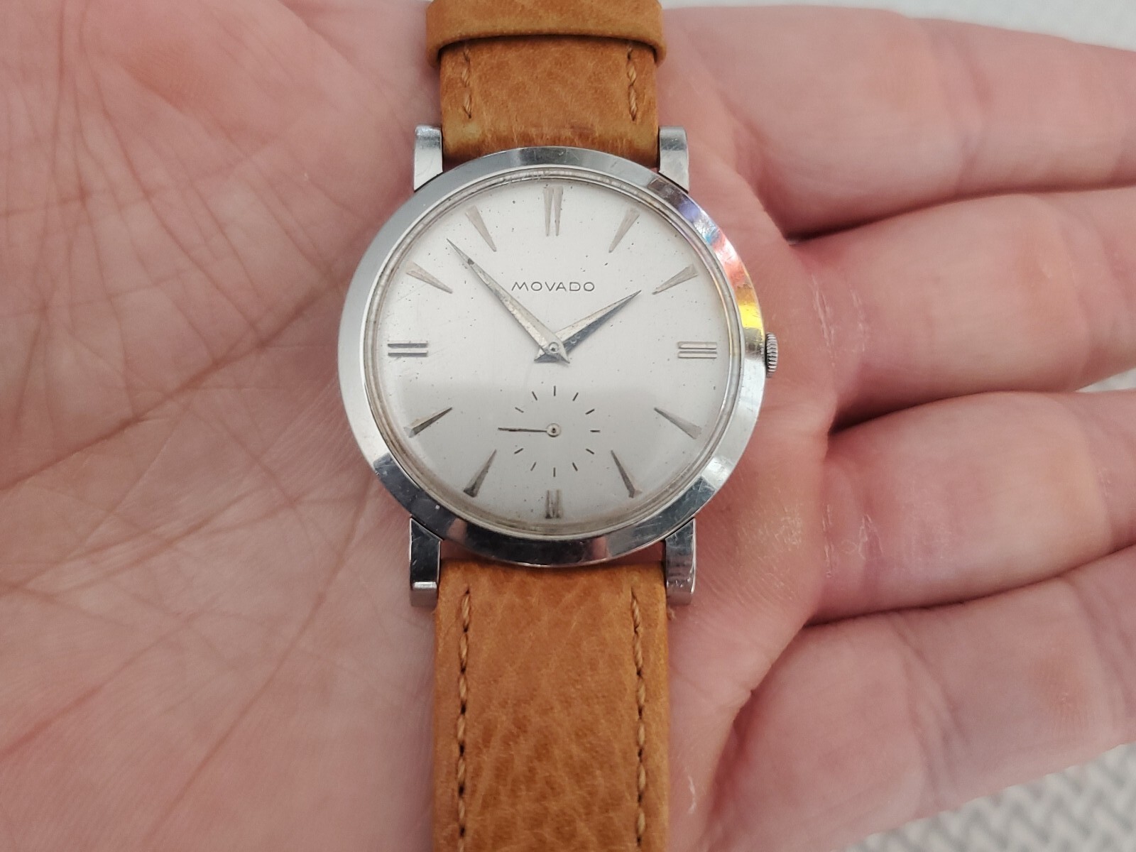 Vintage Movado Jumbo Calatrava Ultra Thin – VERY RARE