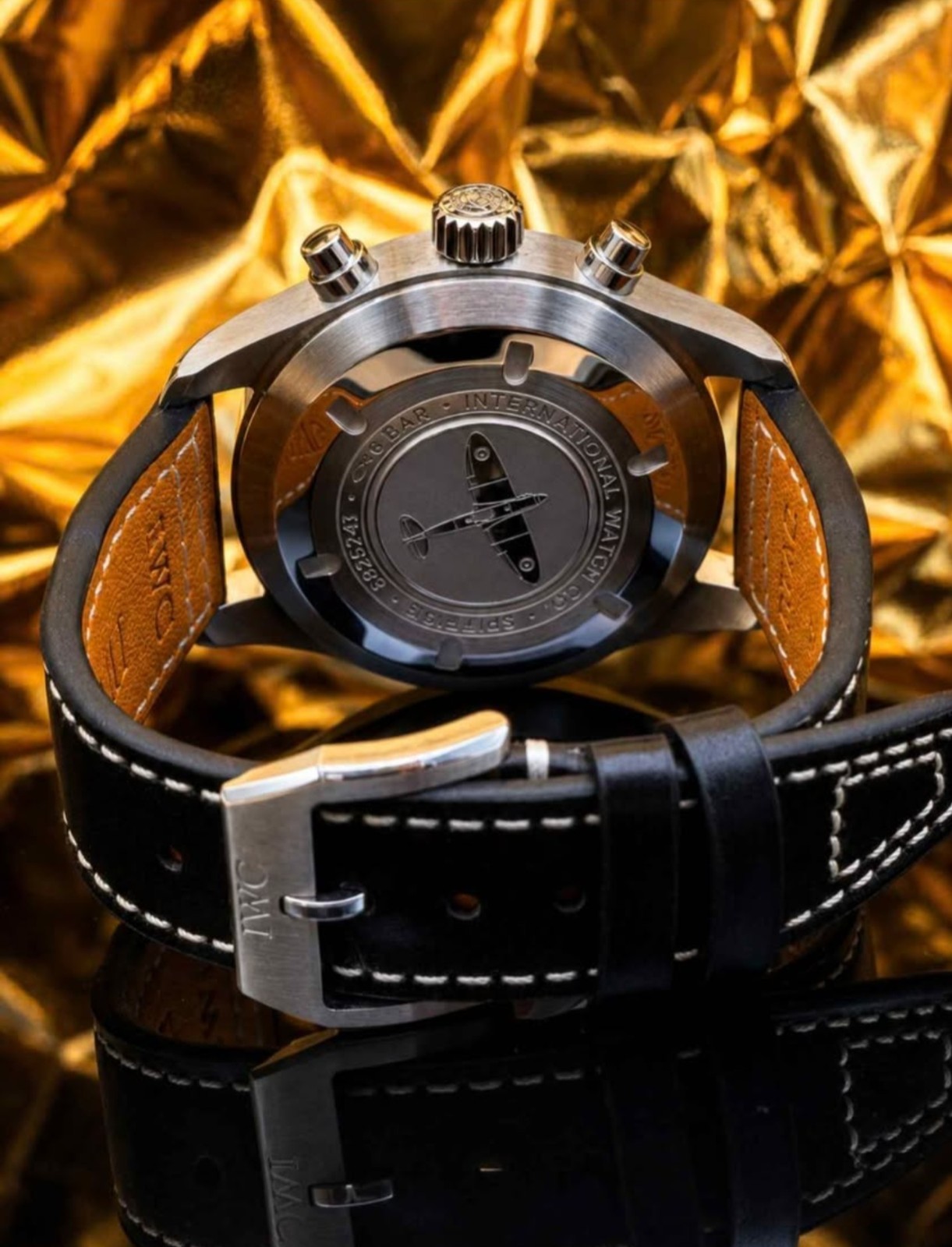 IWC Pilot Spitfire Chronograph Black Dial – IW387903 – 41mm – Full Set