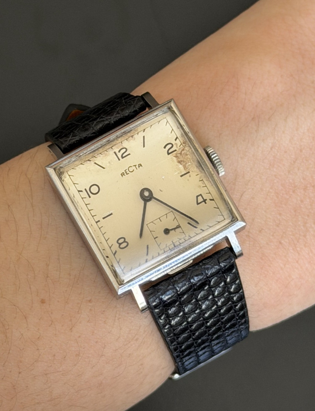 Vintage Recta Swiss Manual Wind