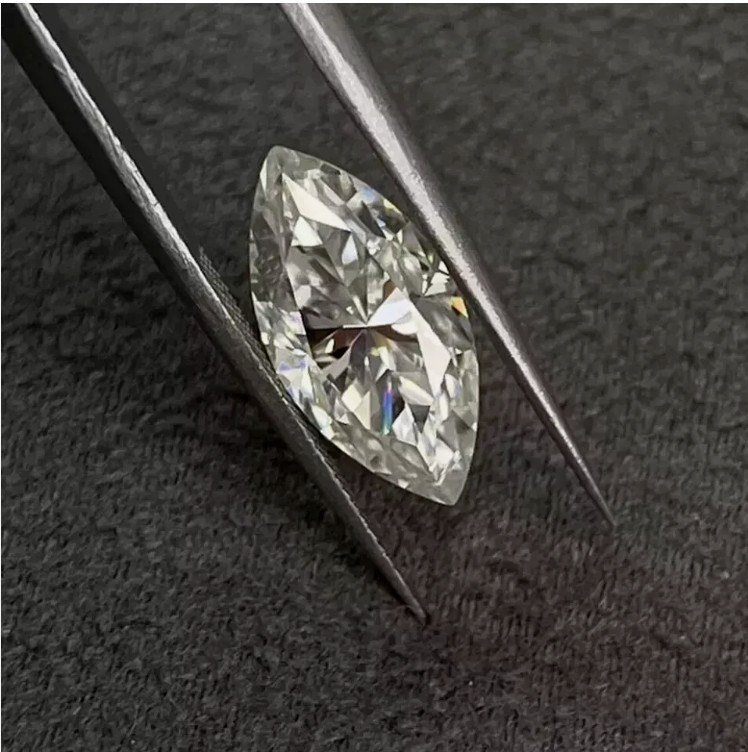 5 Pcs Loose CVD Lab Grown Diamond 3×5 mm Marquise D color, IF CLARITY Certified