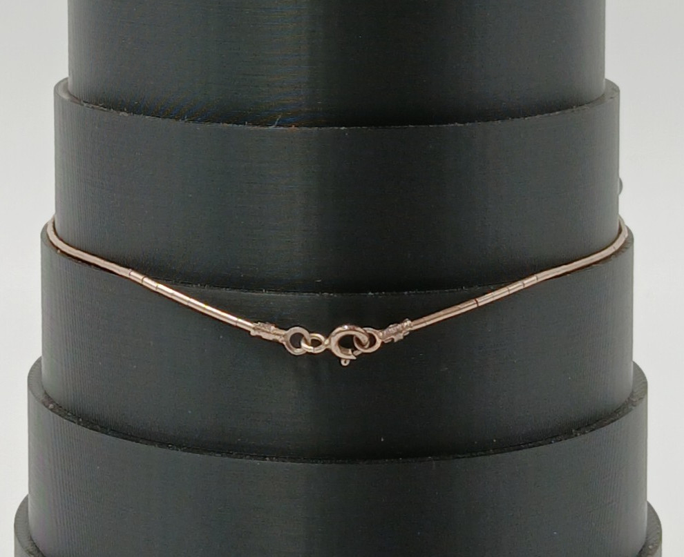 VTG 925 MEX Sun Face Anklet 9.5in Sterling Silver 3gtw Celestial Mexico Beach