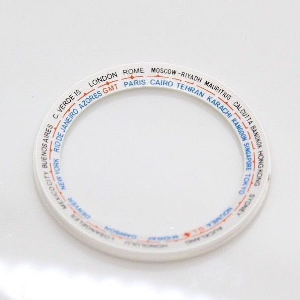 White Inner Chapter Ring Seiko World Time GMT 6117-6400 , 6117-6409 Navigator