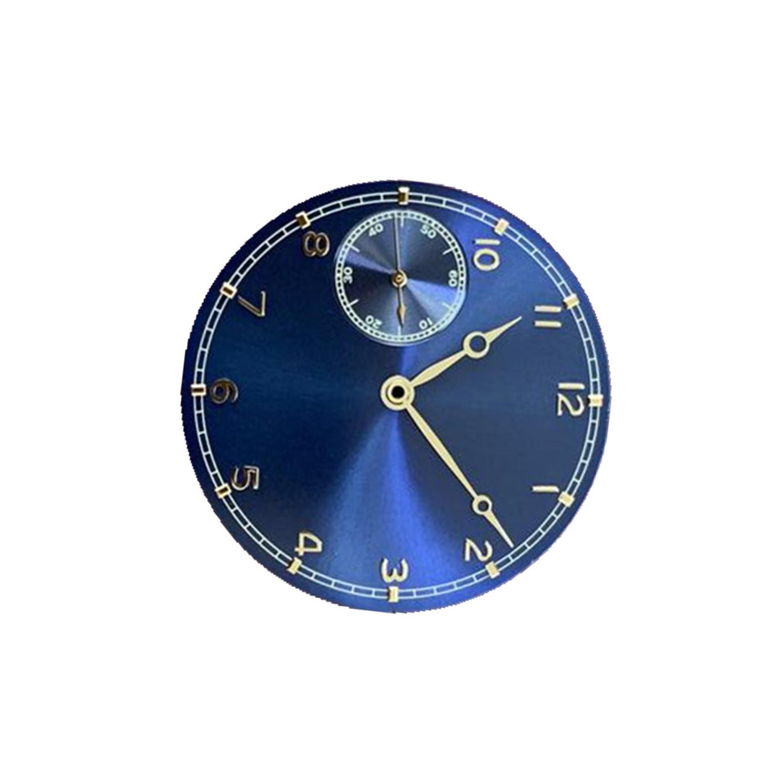 Blue 37mm Watch Dial With Watch Hands Parts for ETA 6497 ST3600 Movement Watch p