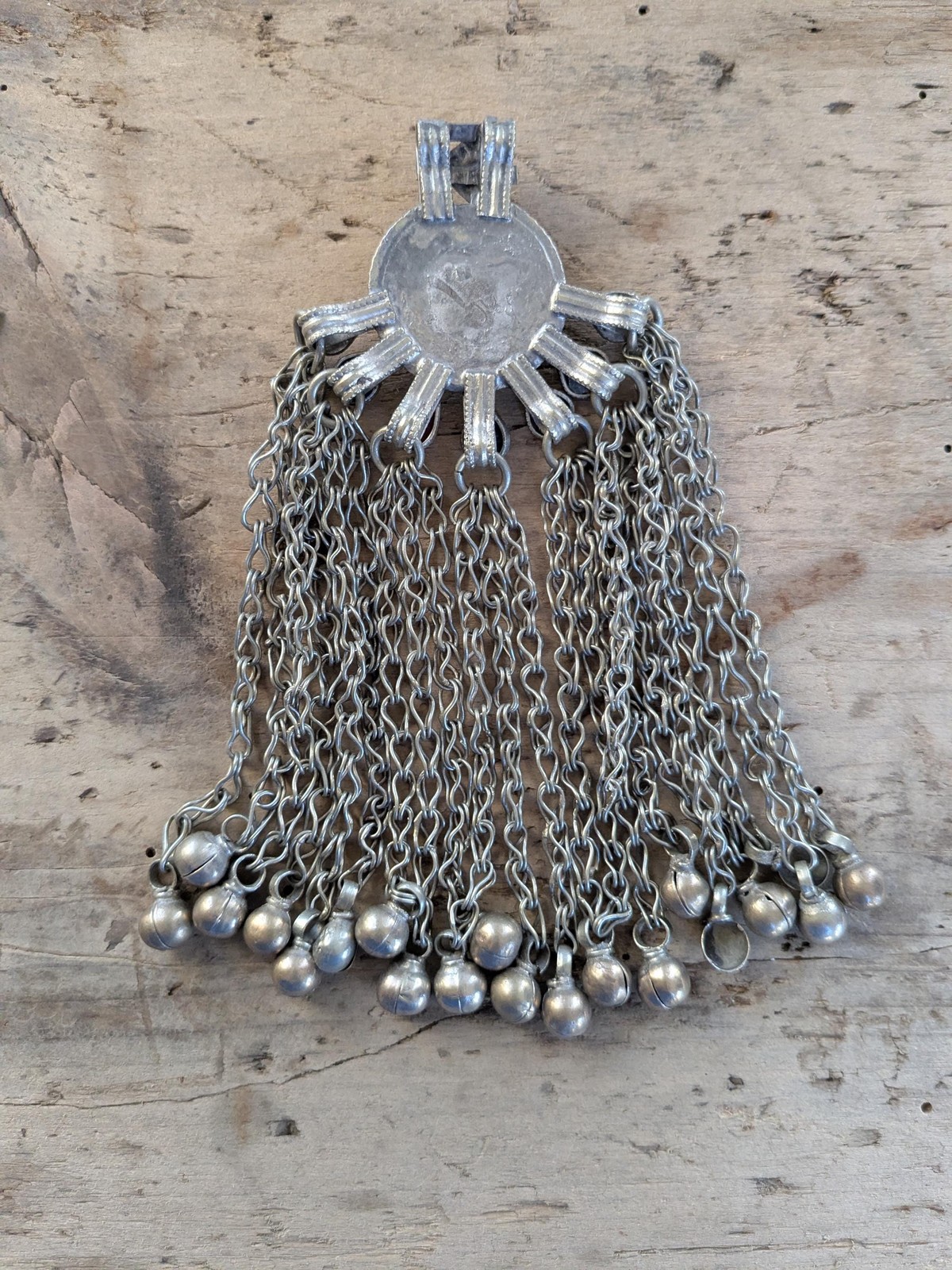 Vintage Waziri Tribal Pendant Jingling Dangles Unique (19314)