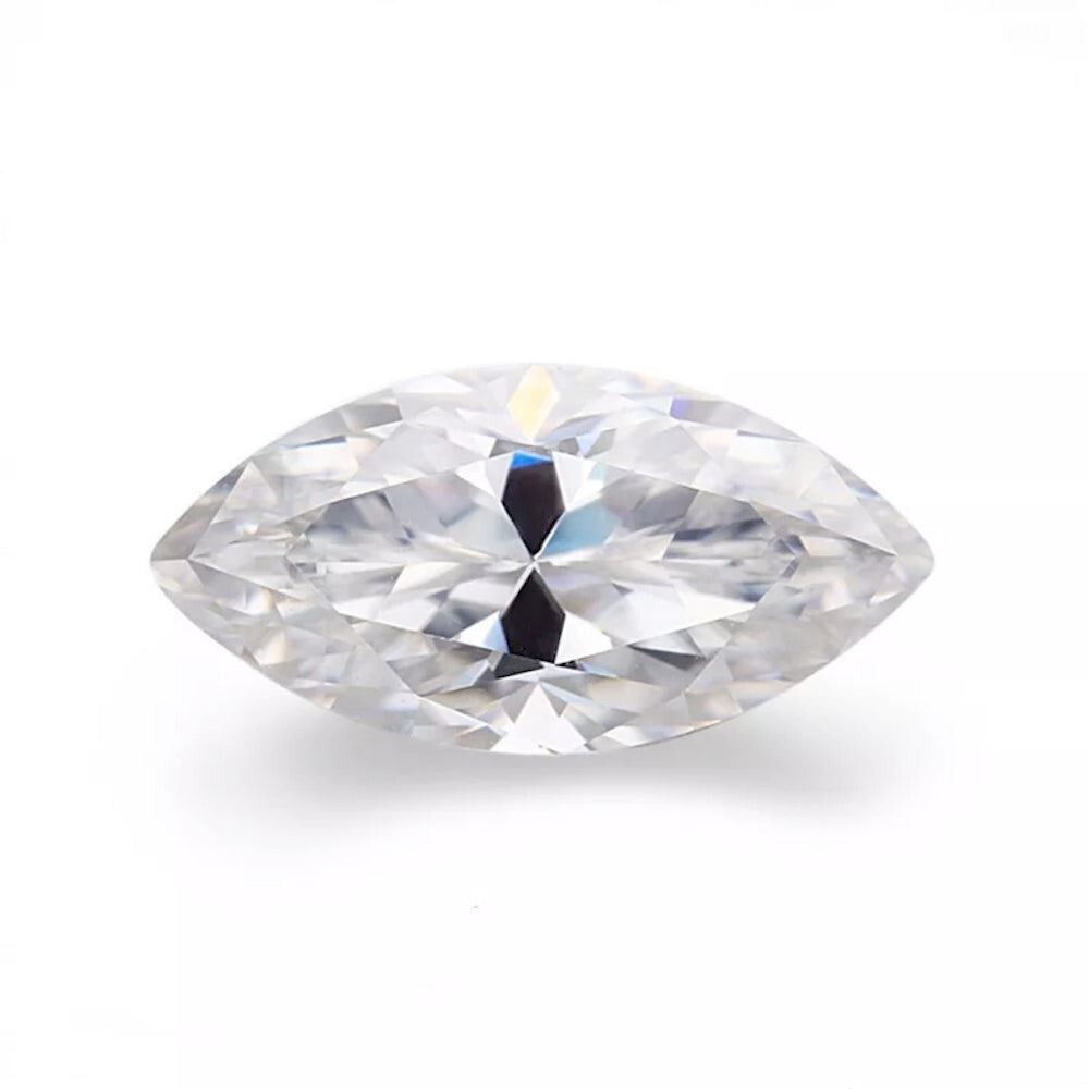 GRA Certified Loose Moissanite Marquise Cut Stones D VVS1 All Sizes