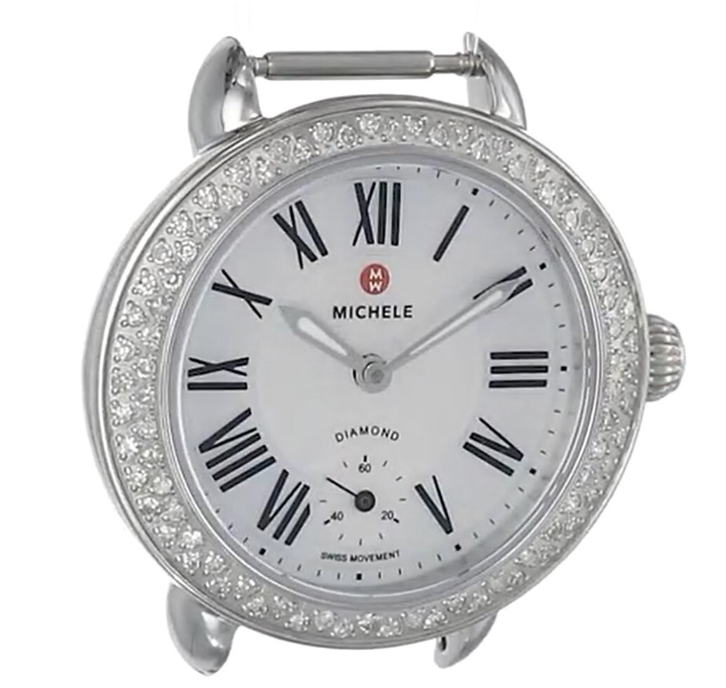 NEW Michele Serein Petite 28mm Diamond Watch Swiss Quartz MW21E01A1025 $1715.0