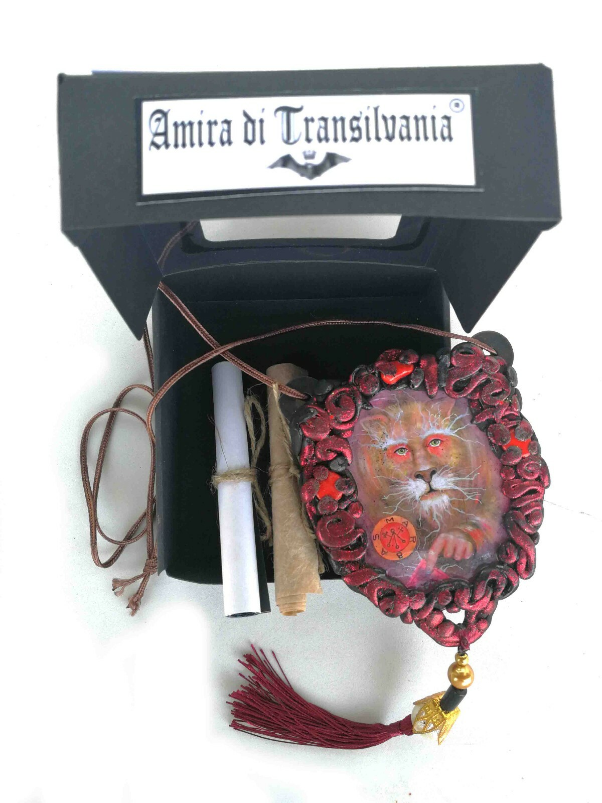 sign of lion talisman charms amulet attraction money prosperity wealth richness