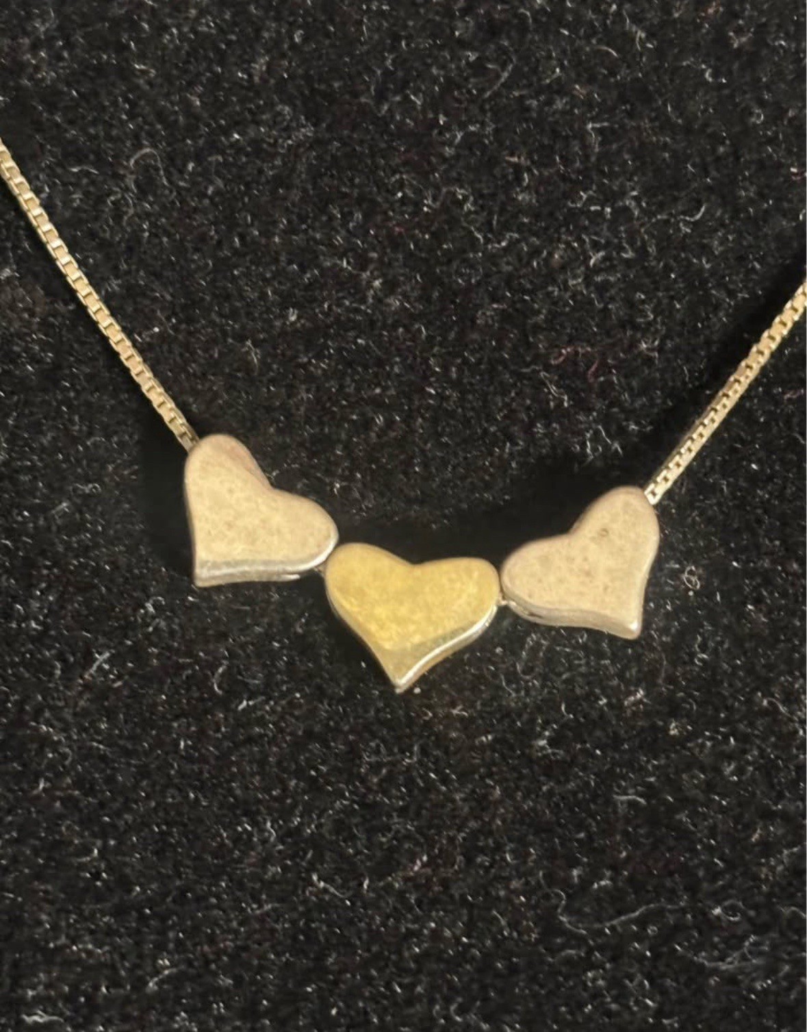 Vintage Alexa’s Angels Sterling Silver Hearts Necklace