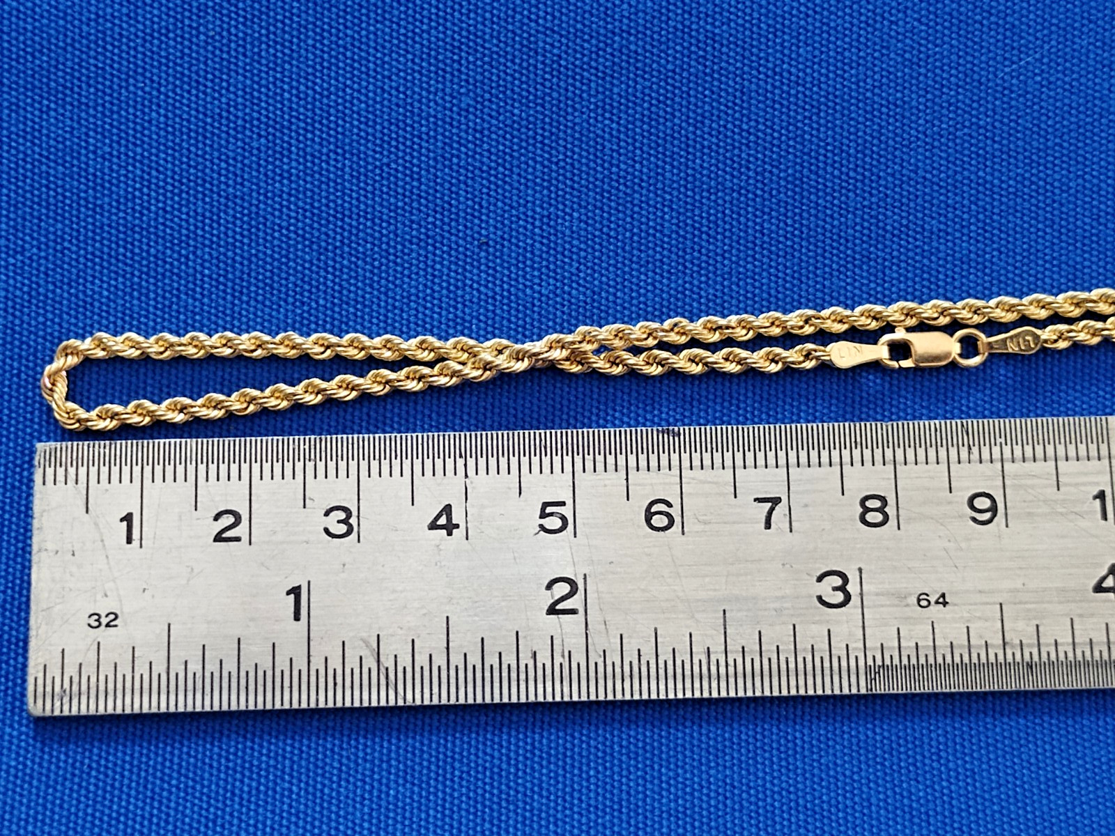 10k Gold Chain, 24 inches long 3.7 grams