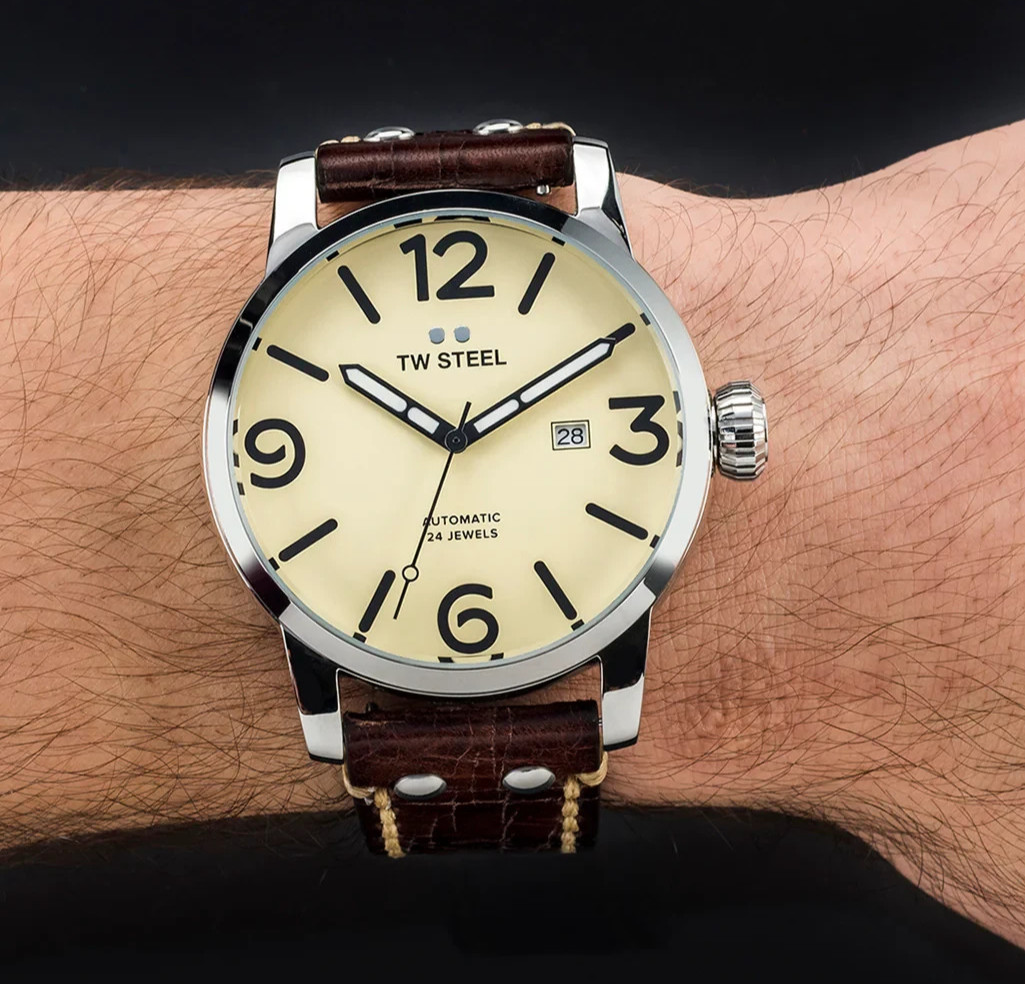 TW STEEL MS26 Maverick 48mm Men’s Automatic Watch 24 Jewels $699 – NEW & RARE
