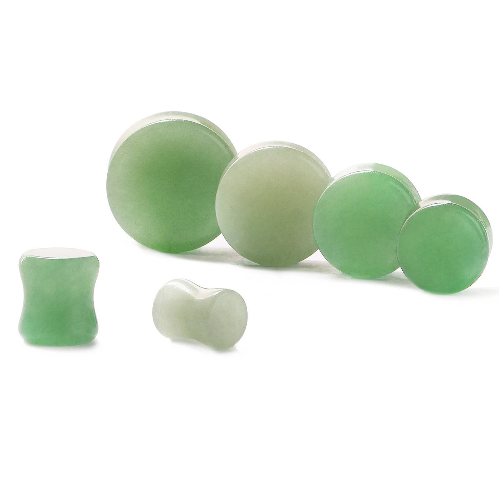 LOT 15 PAIR Organic Stone Ear Flesh Tunnel Plugs Saddle Double Flare Ear Gauges