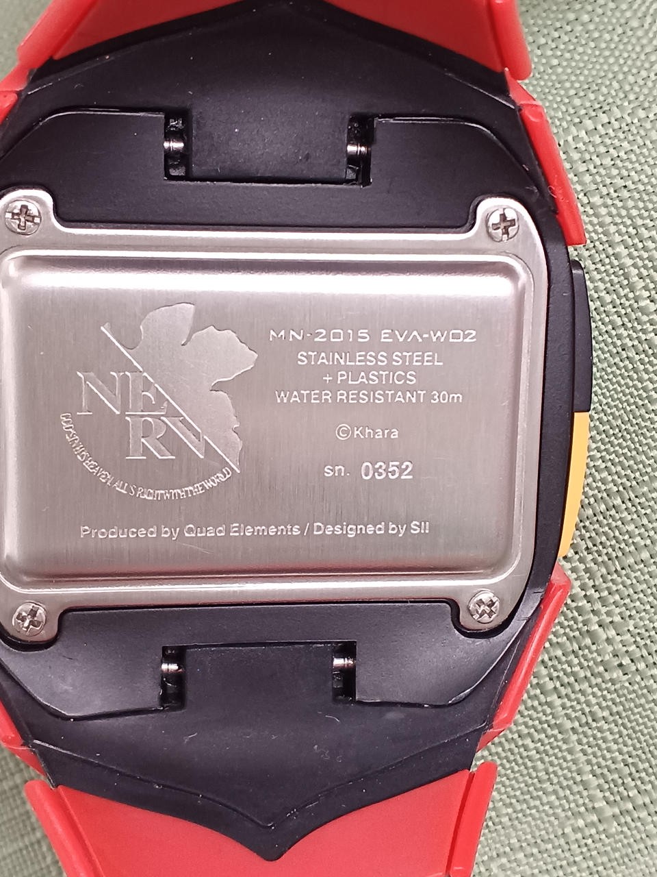 EVANGELION EVA-W02 Quartz Authentic From Japan