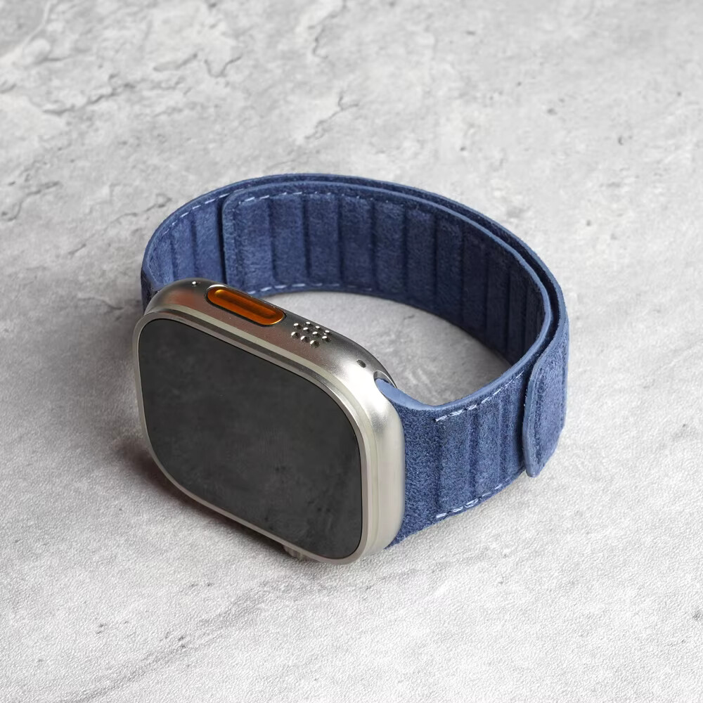 ALCANTARA Magnetic Leather Strap Accessories for Apple Watch