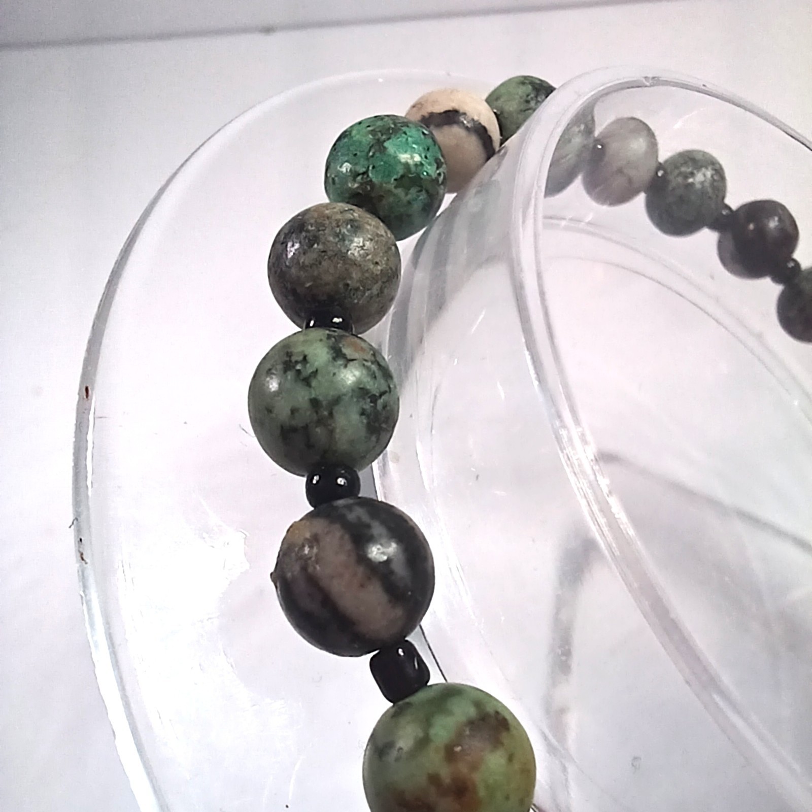 Boho Chic African Turquoise Stone Bead Bracelet