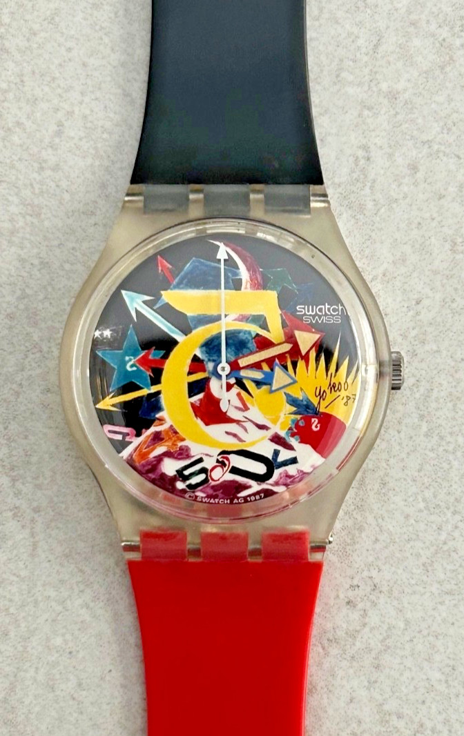 Swatch Art Special – Rorrim 5 – GZ107 – 1987 – Tadanori Yokoo – Rorrim 5 Shirt