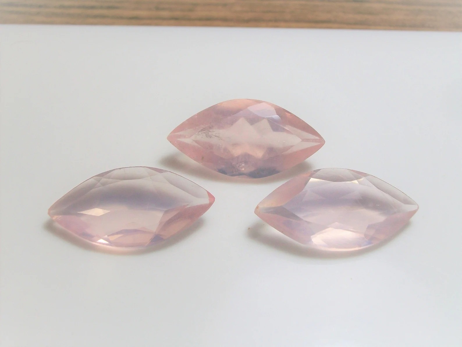 Natural Rose Quartz Marquise Faceted Cut 6x12mm To 12x24mm Loose Gemstone