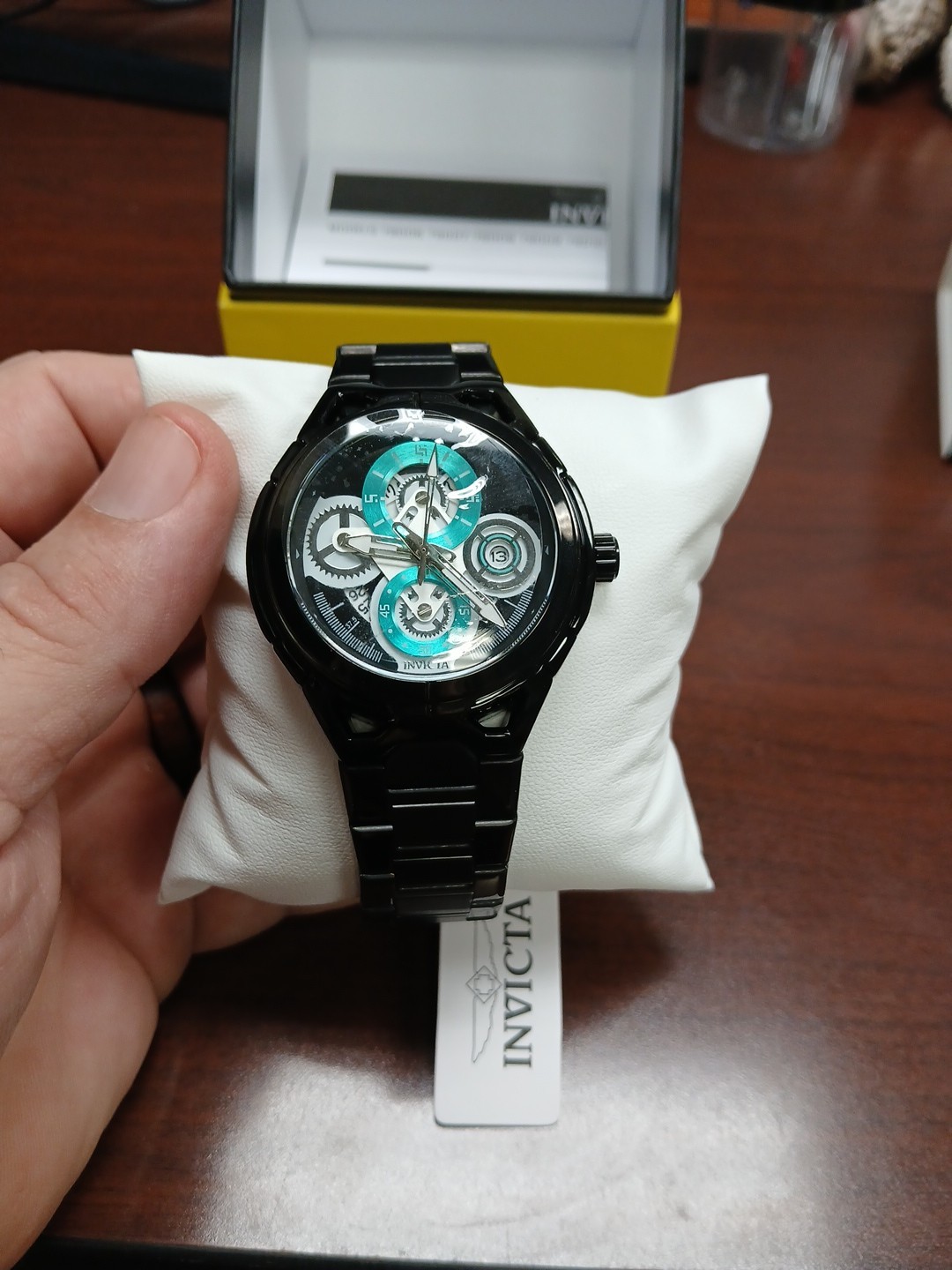 Invicta S1 Rally Men’s Watch 44mm Black + Blue Dial (79008)