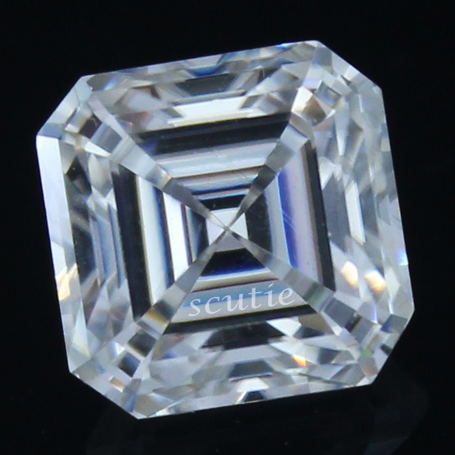 Certified 7.00 Ct DE Color VVS1 Excellent Cut 11.00 MM Asscher Lab Grown Diamond