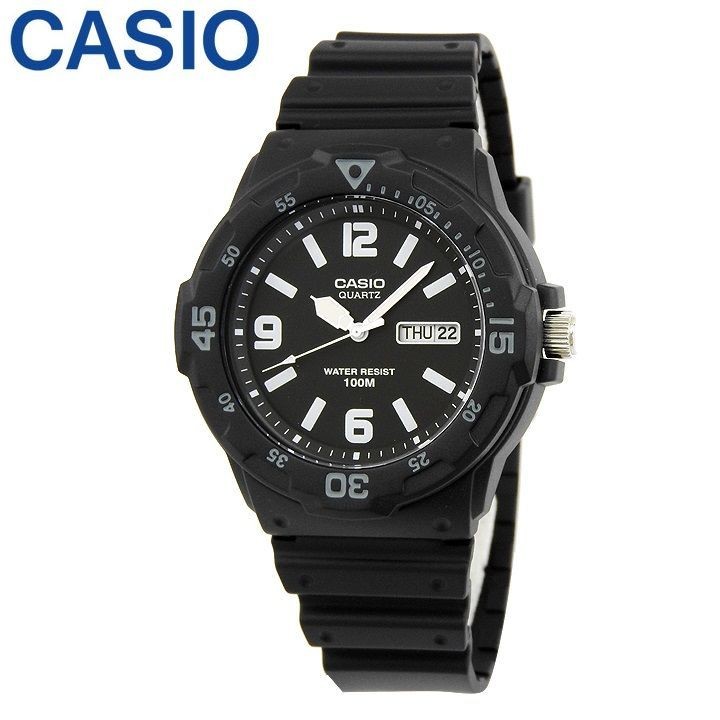 No Box 3 Month Casio Chipkashi MRW 200H 1B2 Overseas Model Men’s Wristwatch Unis