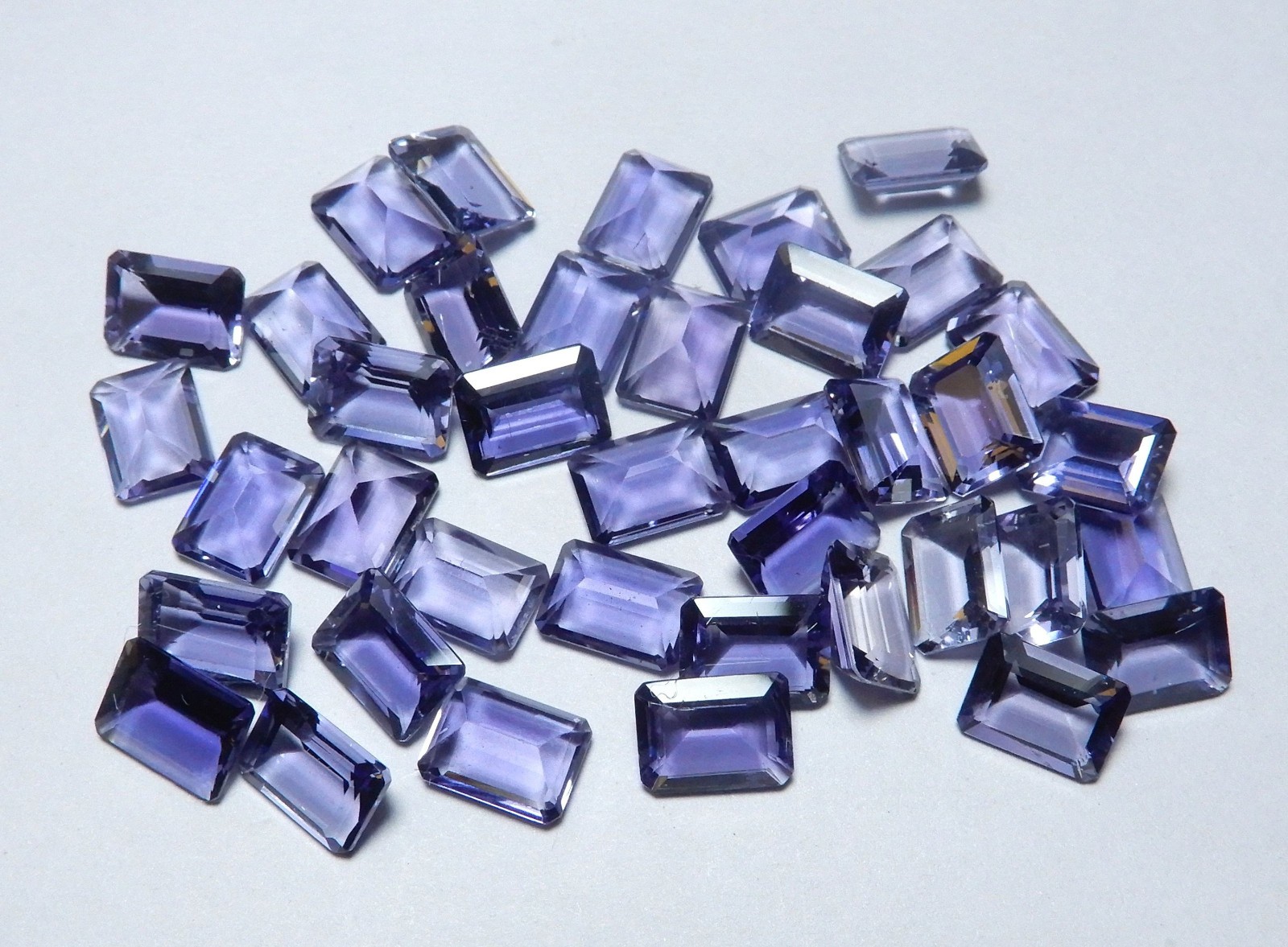 Iolite Octagon Faceted Cut 4x6mm to 6x8mm Natural Loose Wholesale Gemstone