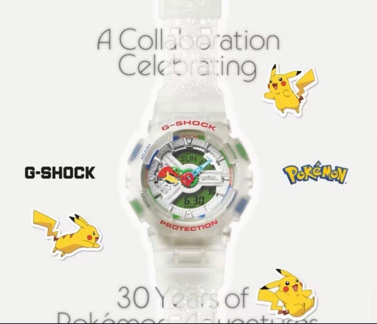Limited Release G SHOCK Pokemon Collaboration Model GA 110PKM 7AJR 30th Annivers