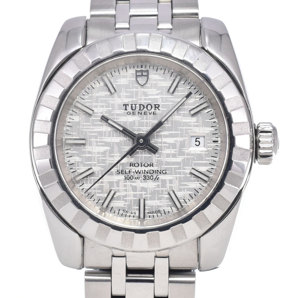 TUDOR Classic Date 21010 Date Silver Dial Automatic Ladies Watch Q#149220