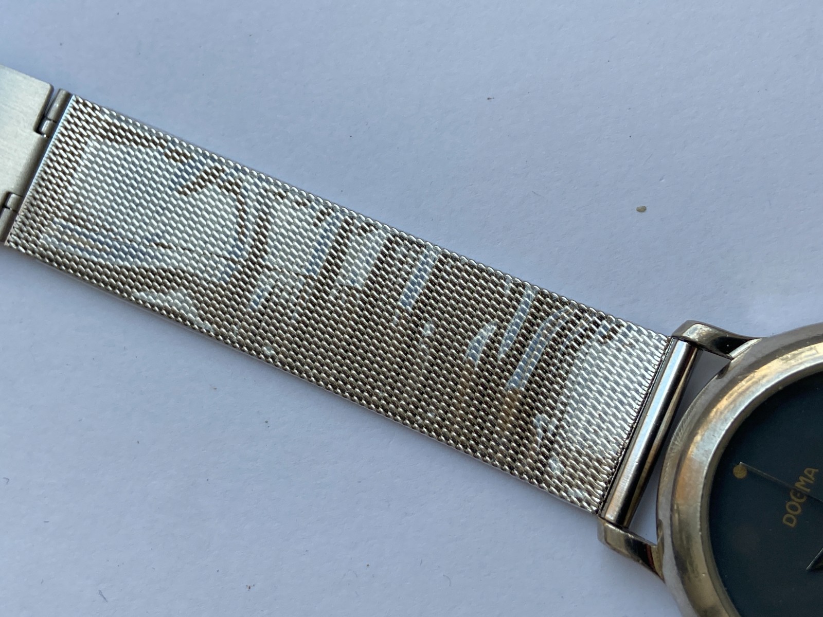 RARE MEN WRIST WATCH SWATCH QUARTZ DOGMA FRANCE THINLINE C-80 3 JEWELS WORK