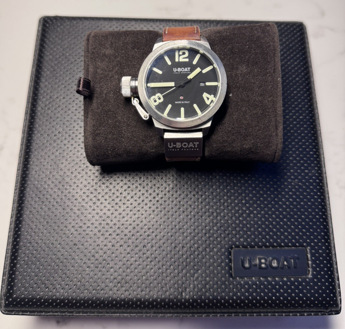 Vintage 45mm Italo Fontana U-Boat Classico AS/45 Canteen Automatic Wristwatch