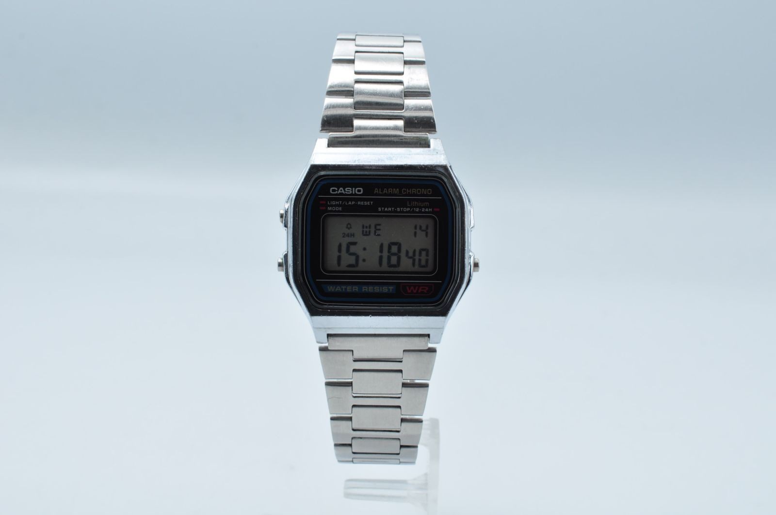 CASIO A158W Quartz Analog Digital Men’s Watch Wristwatch Stainless Steel Working