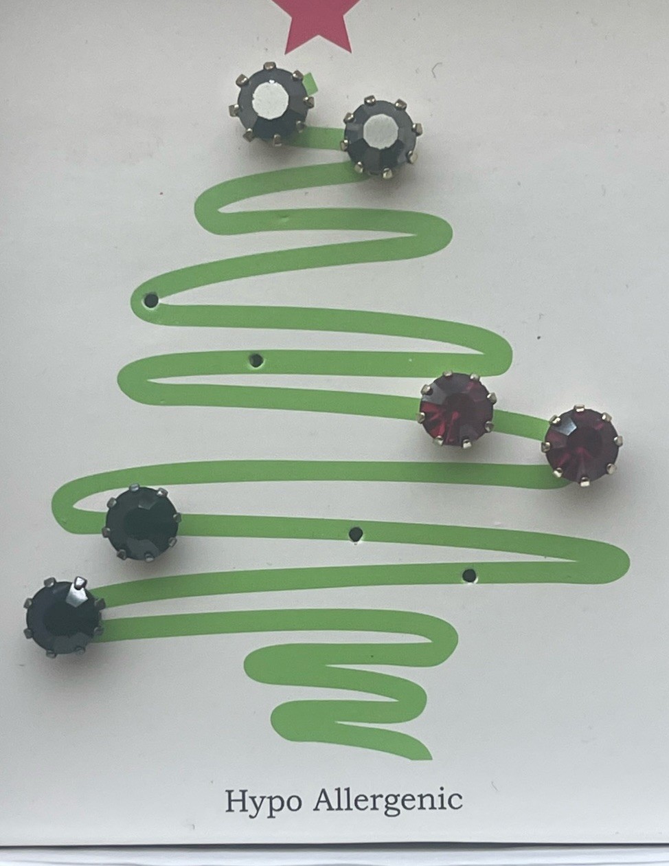 EARRINGS LOT DANGLE DROP HOOP STUD RHINESTONE