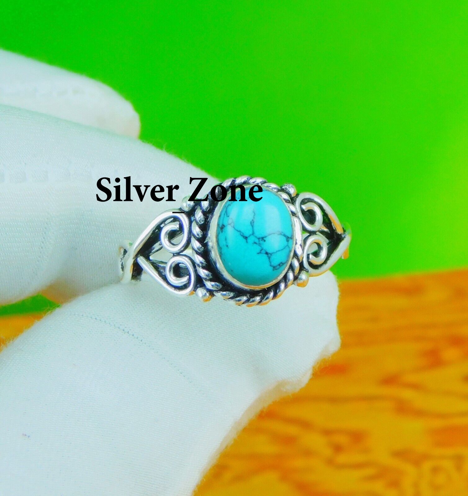 Turquoise Ring | 925 Sterling Silver | Vintage Ring | Women’s Ring | SZ 5-13