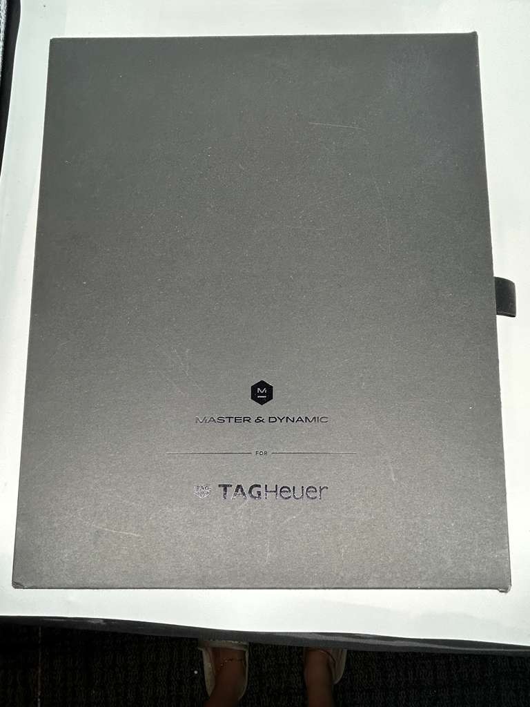 Tag Heuer Merchandise-Black Audio Speaker Headphones NEW with BOX Never used