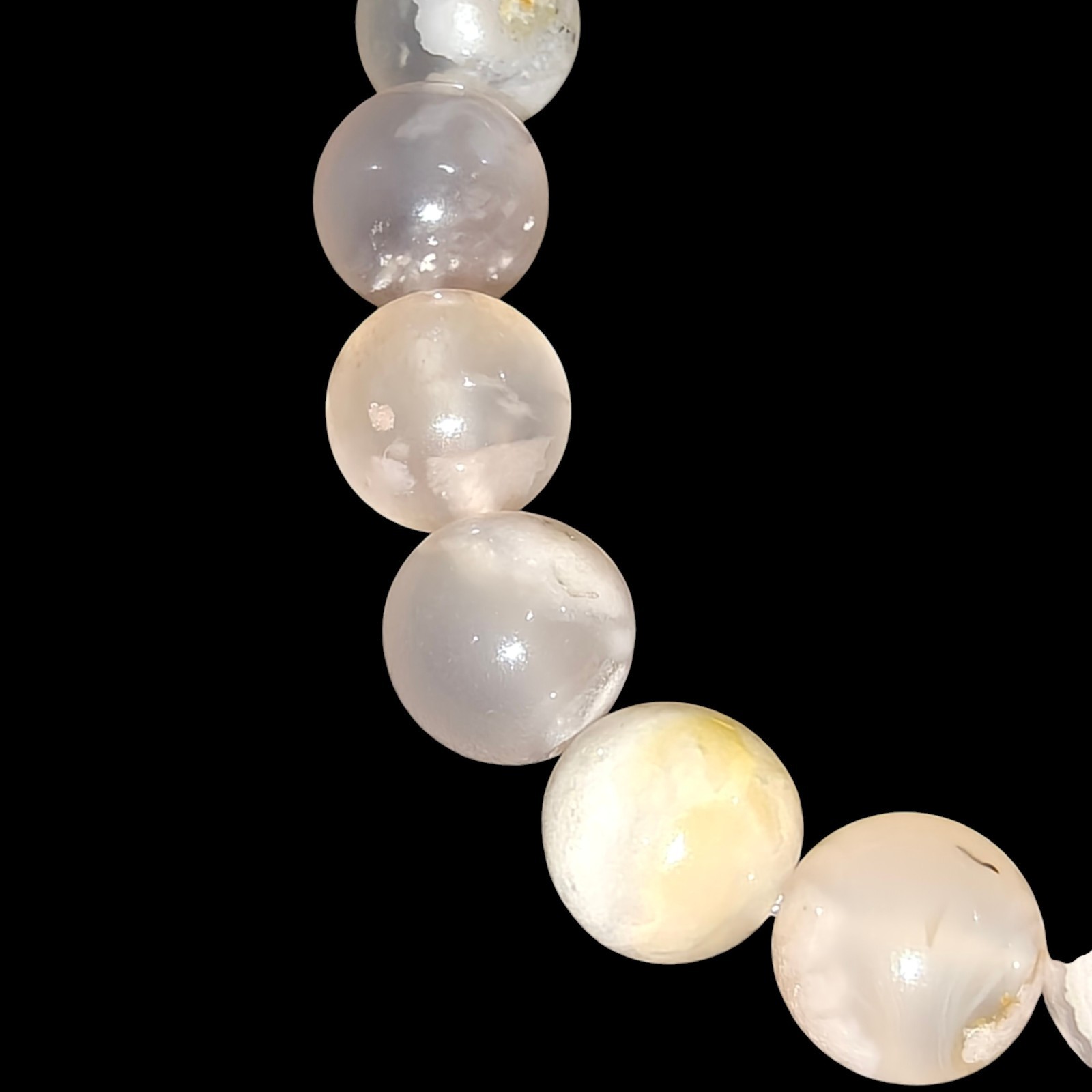 Flower Agate 8mm Bracelet Natural Stones