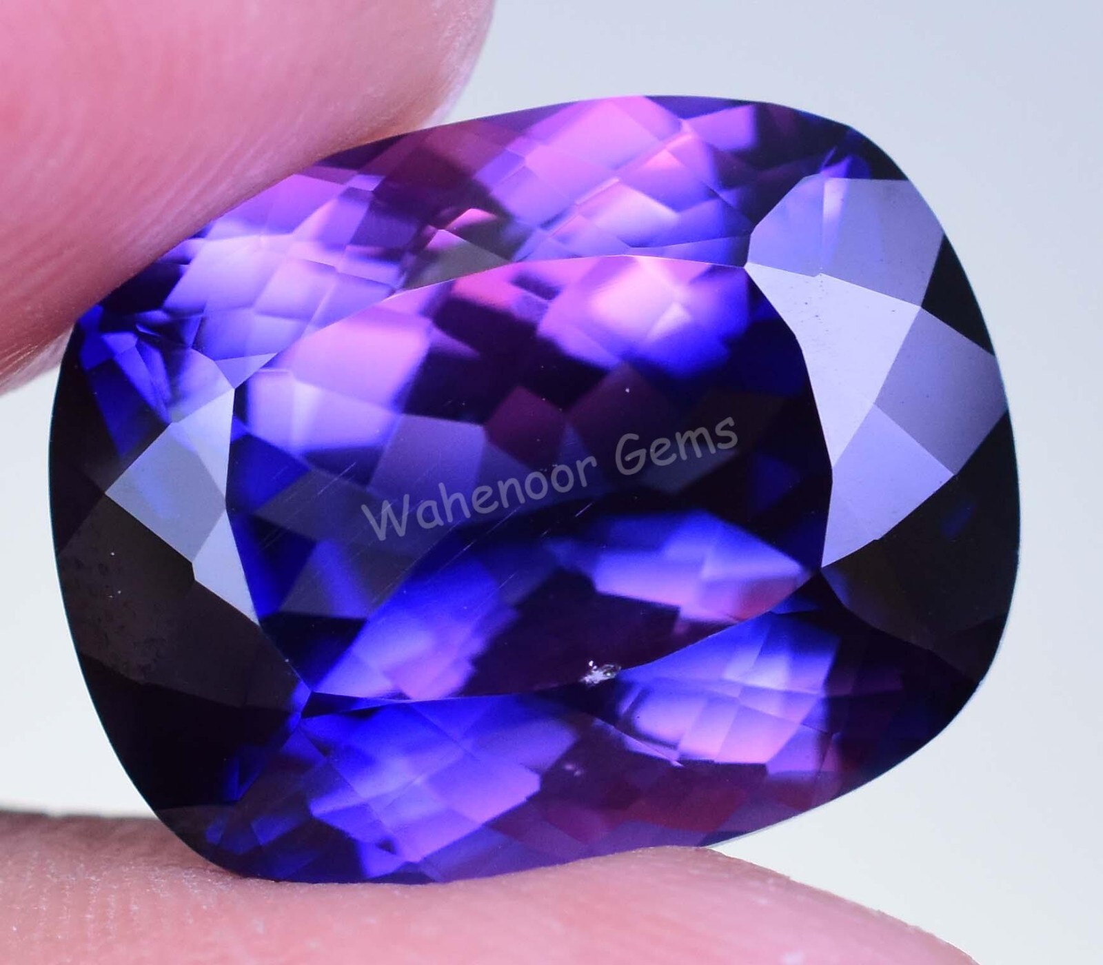 Natural 18.60 Ct Boysenberry Sapphire AGL Certified Fabulous Loose Gemstone