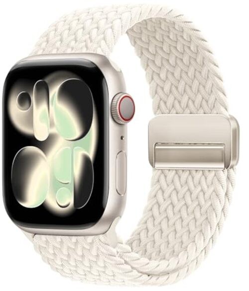 Magnetic Braided Loop Band 38mm/40mm/41mm/42mm(series 11/10) A-Starlight