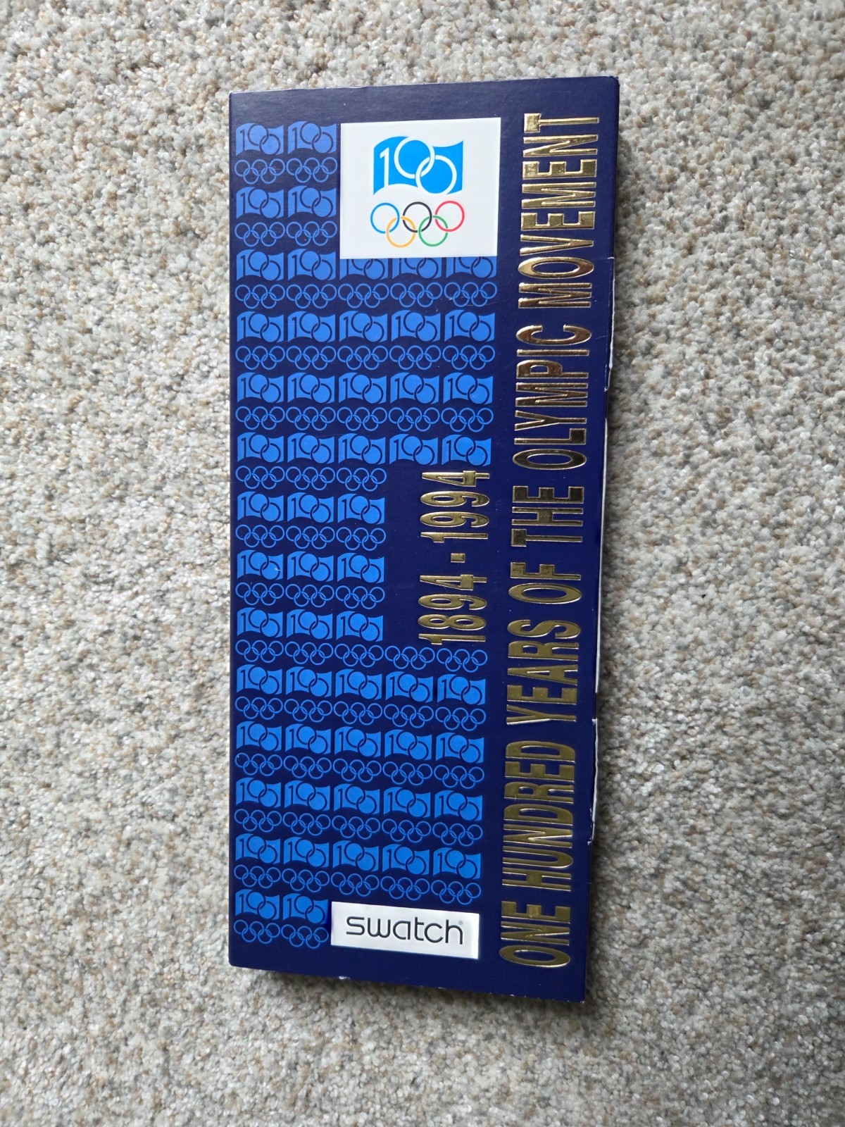 Swatch I.O.C. 100 Years 1994 SCZ101 Pack Chrono 38mm Olympic Special Atlanta NOS