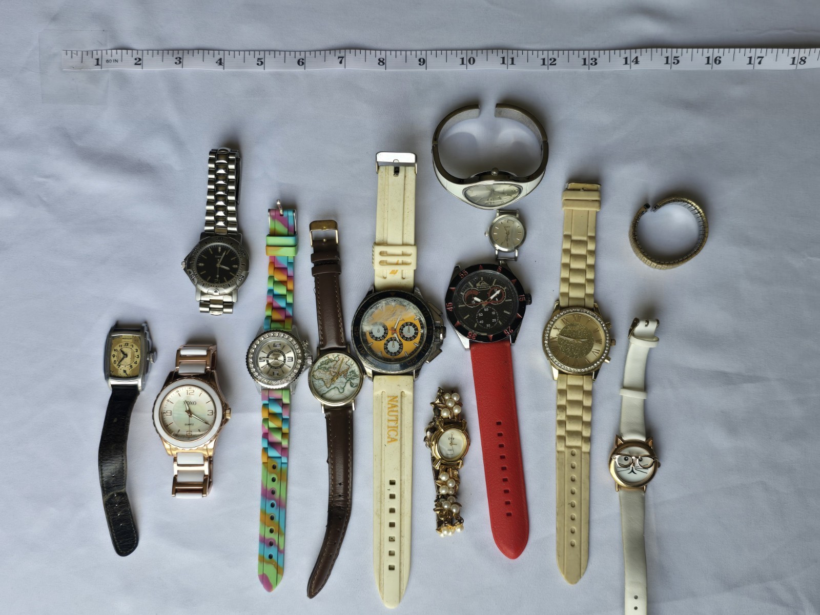 Westclox Nautica Assorted Wristwatch Lot Mixed Watches Unisex Adults