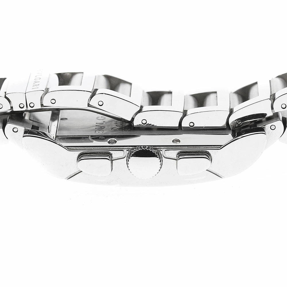 Bvlgari Watch Rettangolo RTC49S Date Chronograph Quartz Men’s w/Warranty Auth