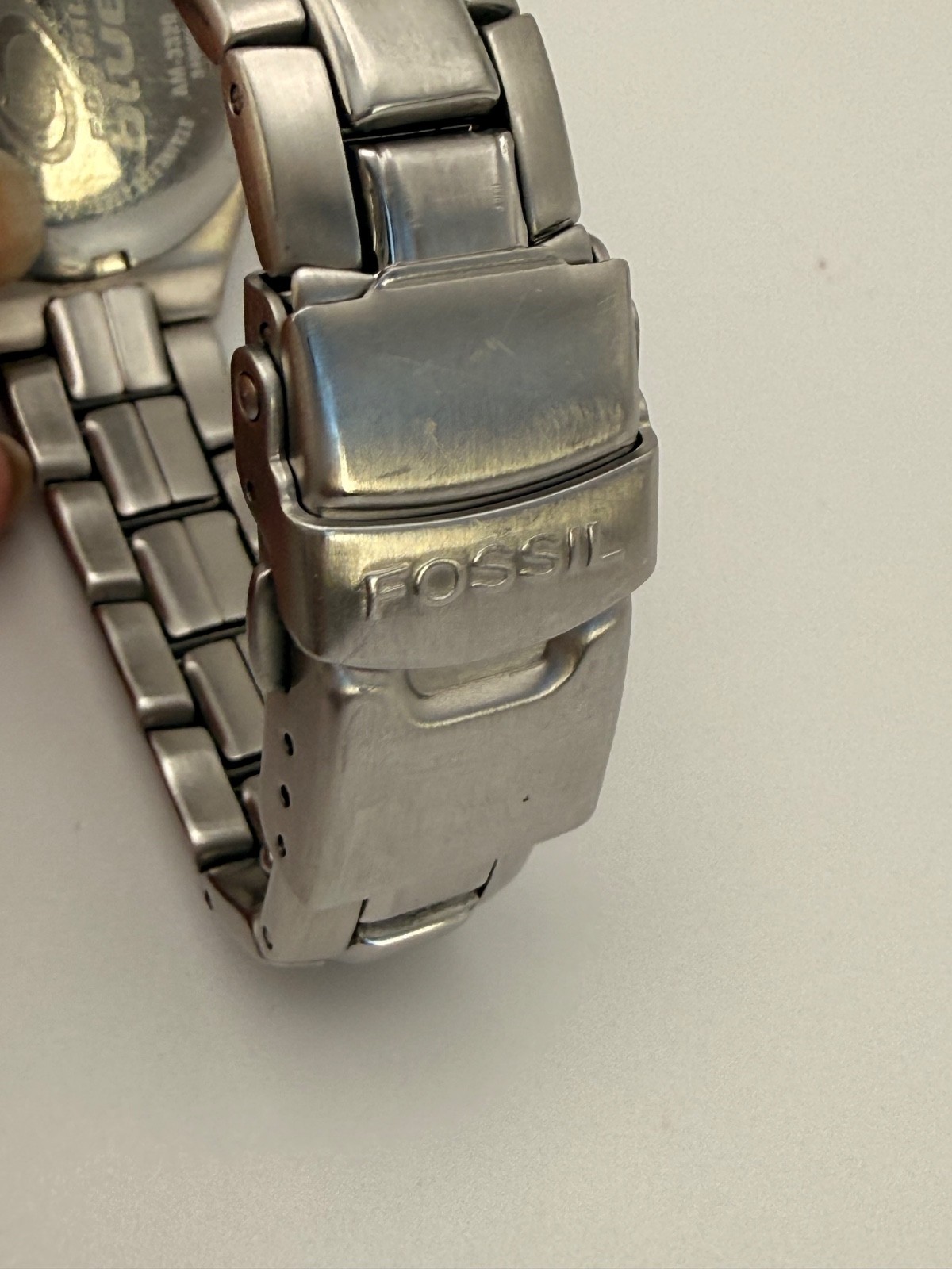 Fossil Sunburst Blue AM-3320 Women Stainless Steel Blue Sunburst Dial 100M Watch